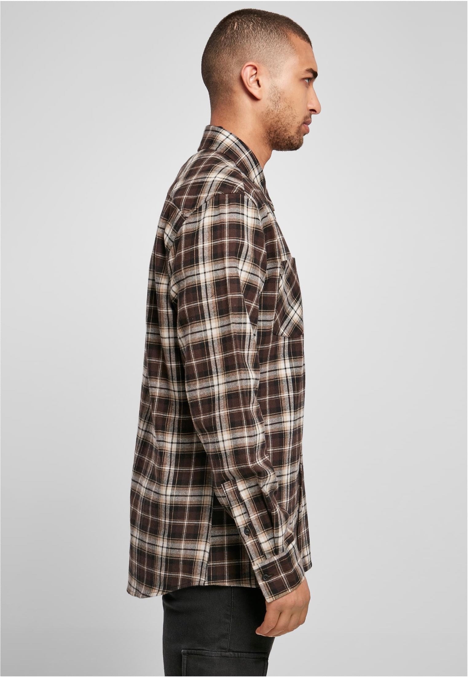Urban Classics - Checked Roots Dark Ground/Warm Sand - Shirt | Men-Image