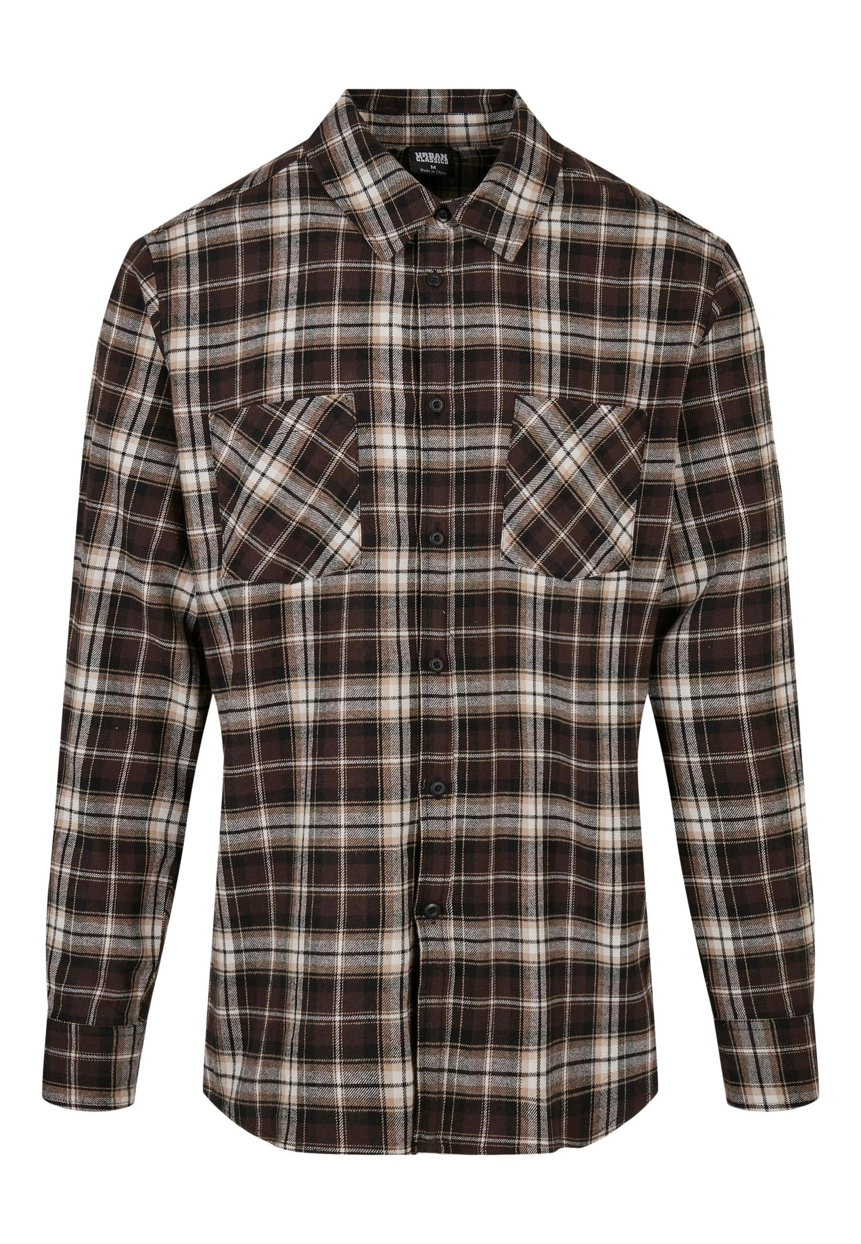 Urban Classics - Checked Roots Dark Ground/Warm Sand - Shirt | Men-Image
