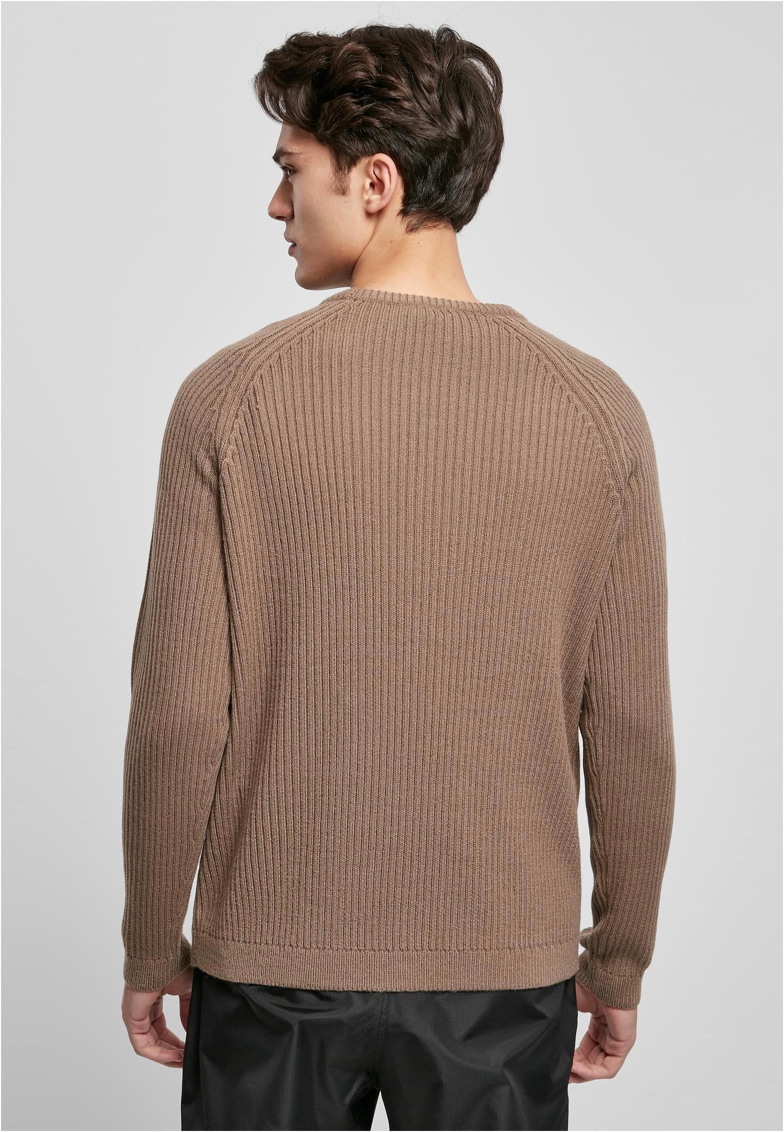 Urban Classics - Ribbed Raglan Dark Khaki - Pullover | Men-Image