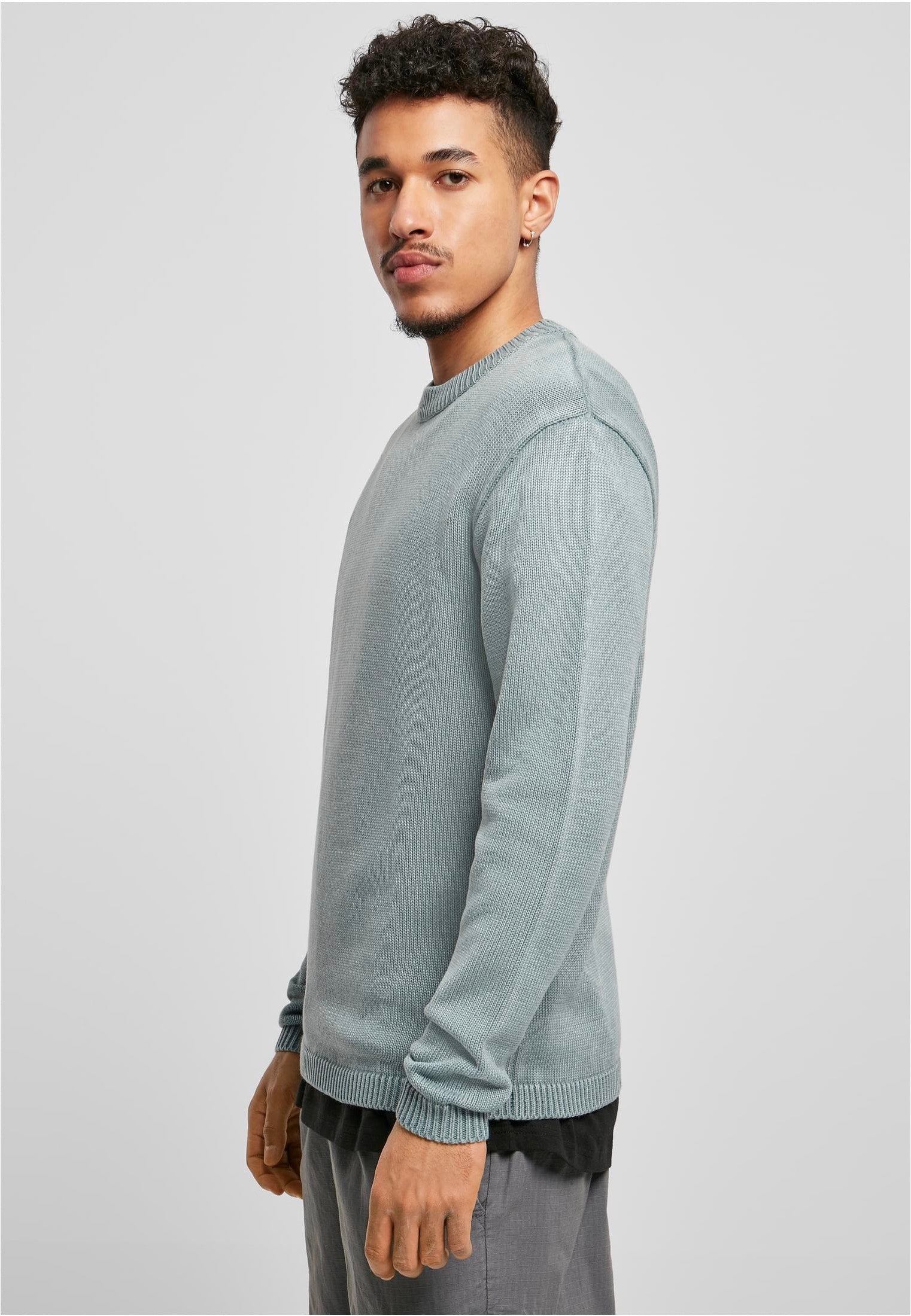 Urban Classics - Washed Dusty Blue - Pullover | Men-Image