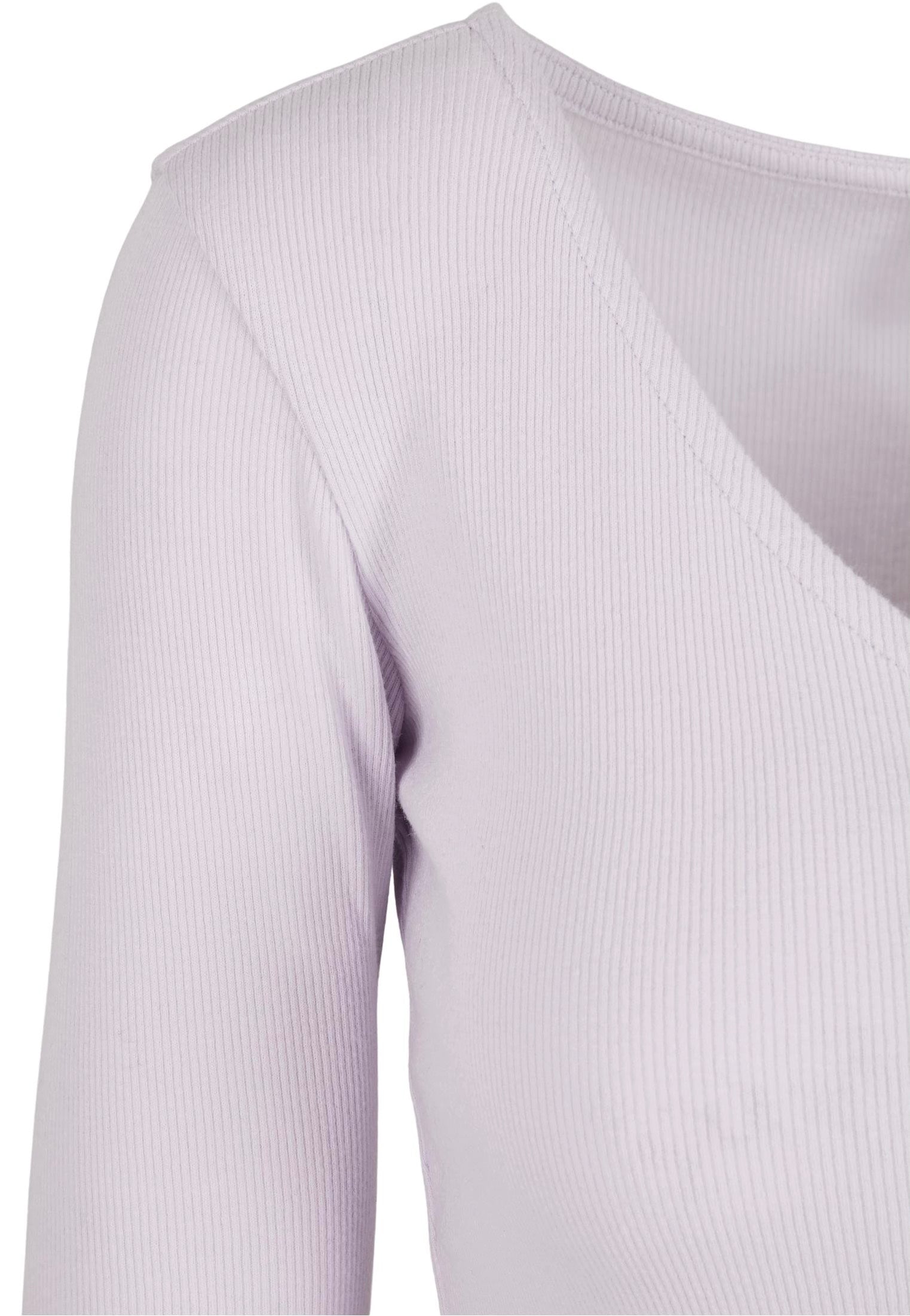 Urban Classics - Ladies Cropped Rib Soft Lilac - Cardigan | Women-Image