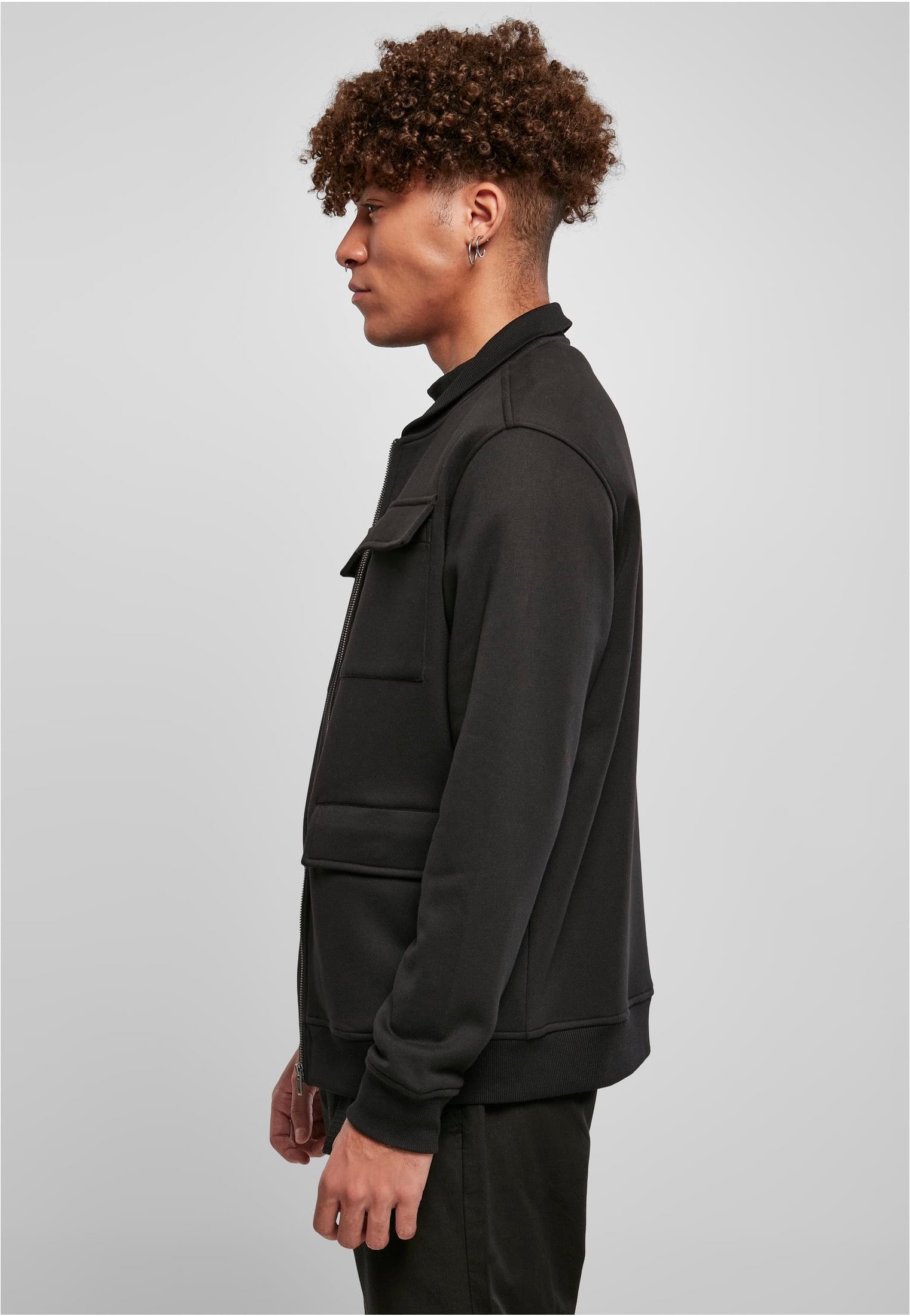 Urban Classics - M65 Sweat Bomber Black - Jacket | Men-Image