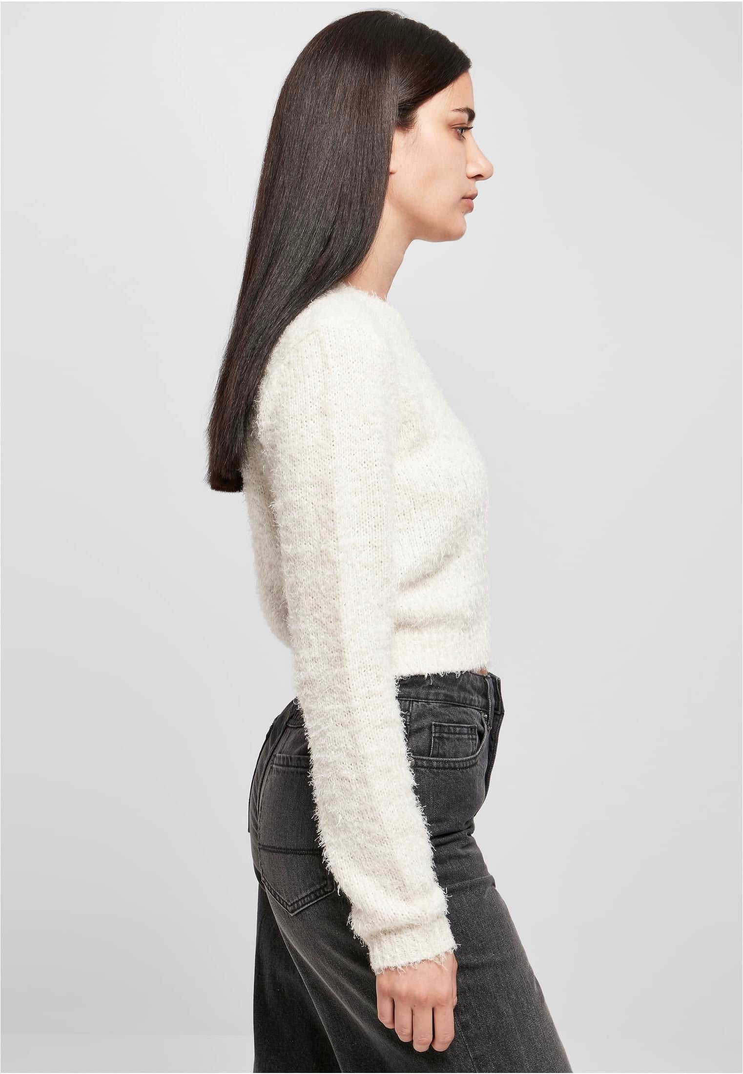 Urban Classics - Cropped Feather White Sand - Pullover | Women-Image