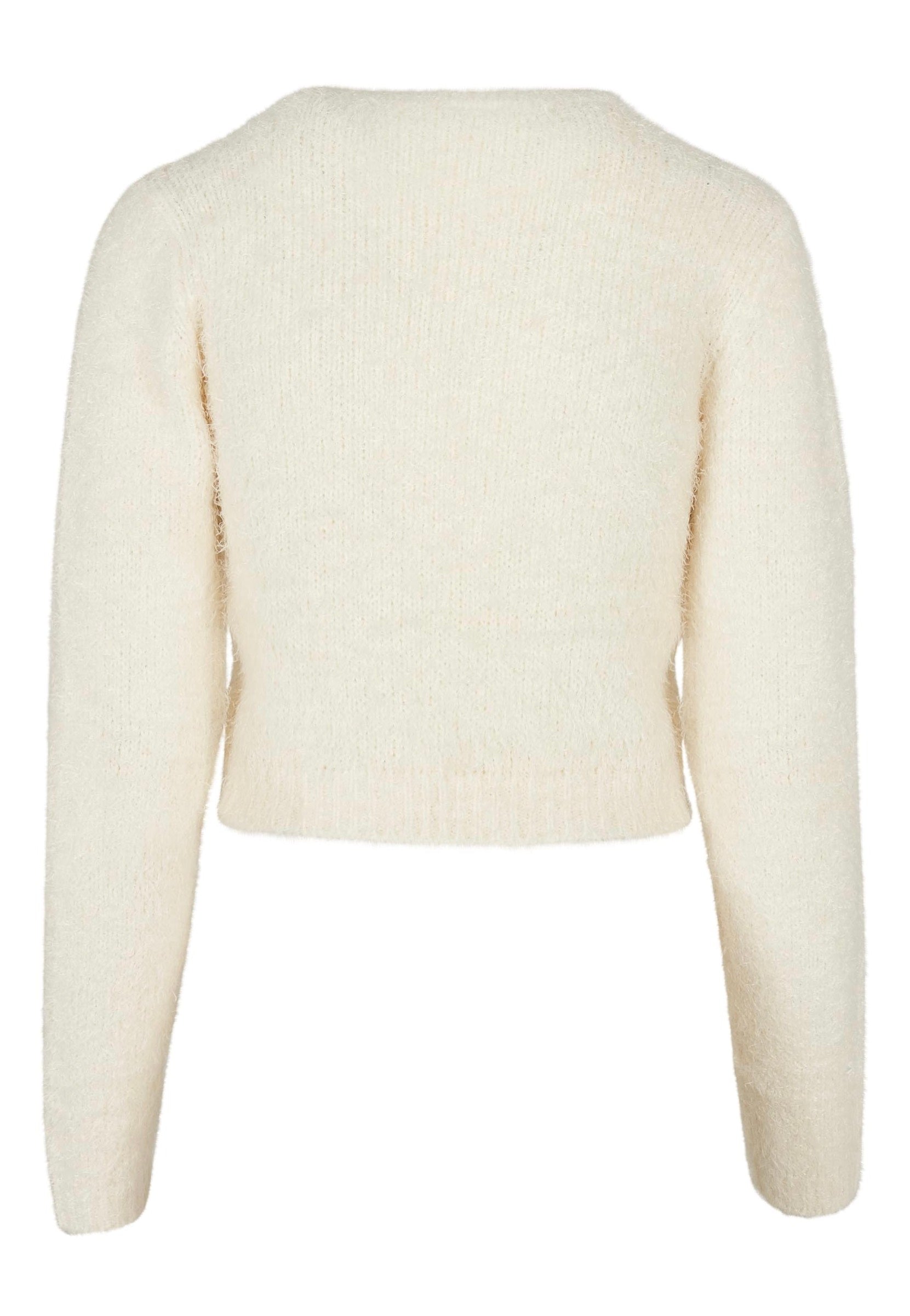 Urban Classics - Cropped Feather White Sand - Pullover | Women-Image