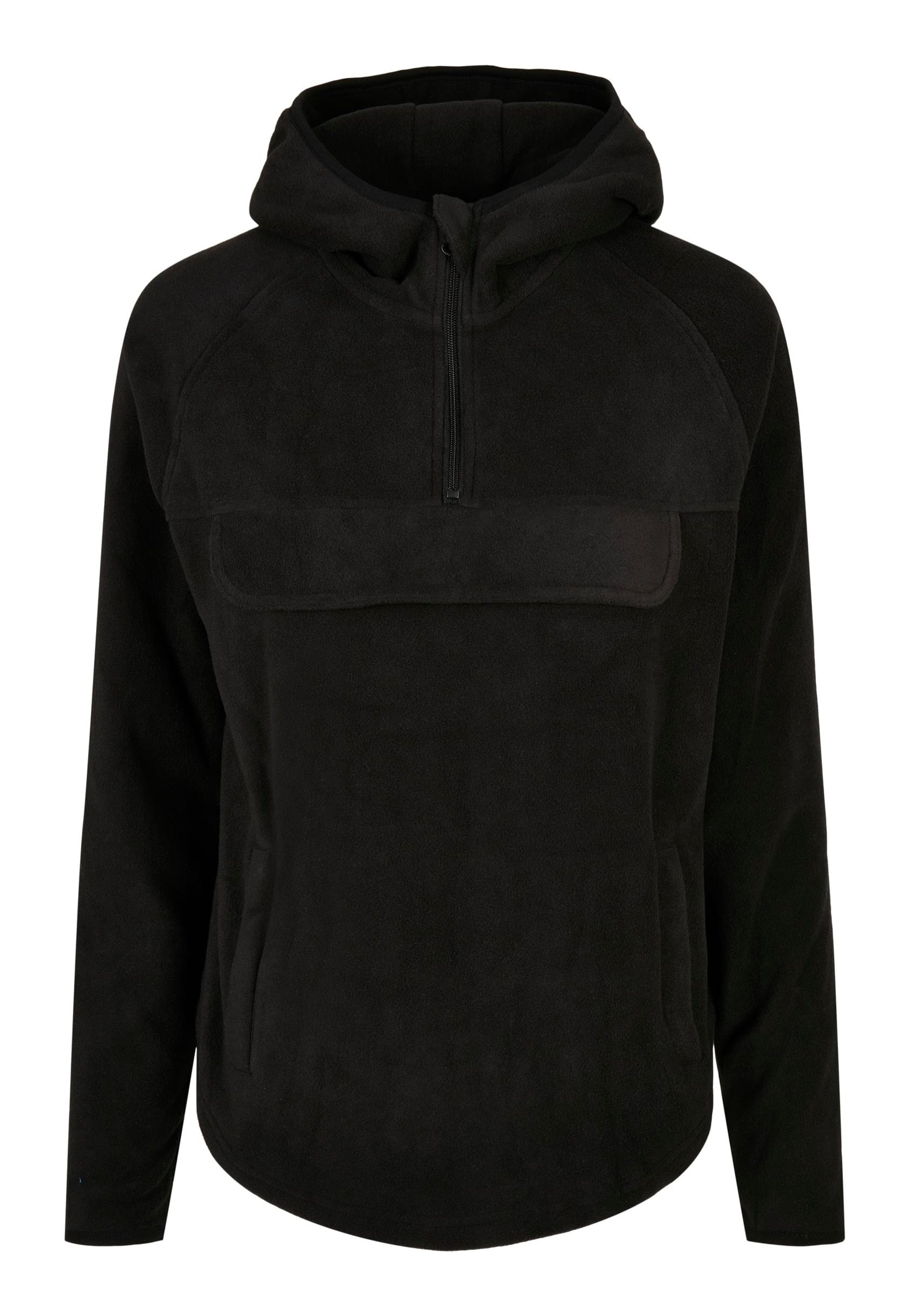 Urban Classics - Polar Fleece Pull Over Black - Hoodie | Women-Image
