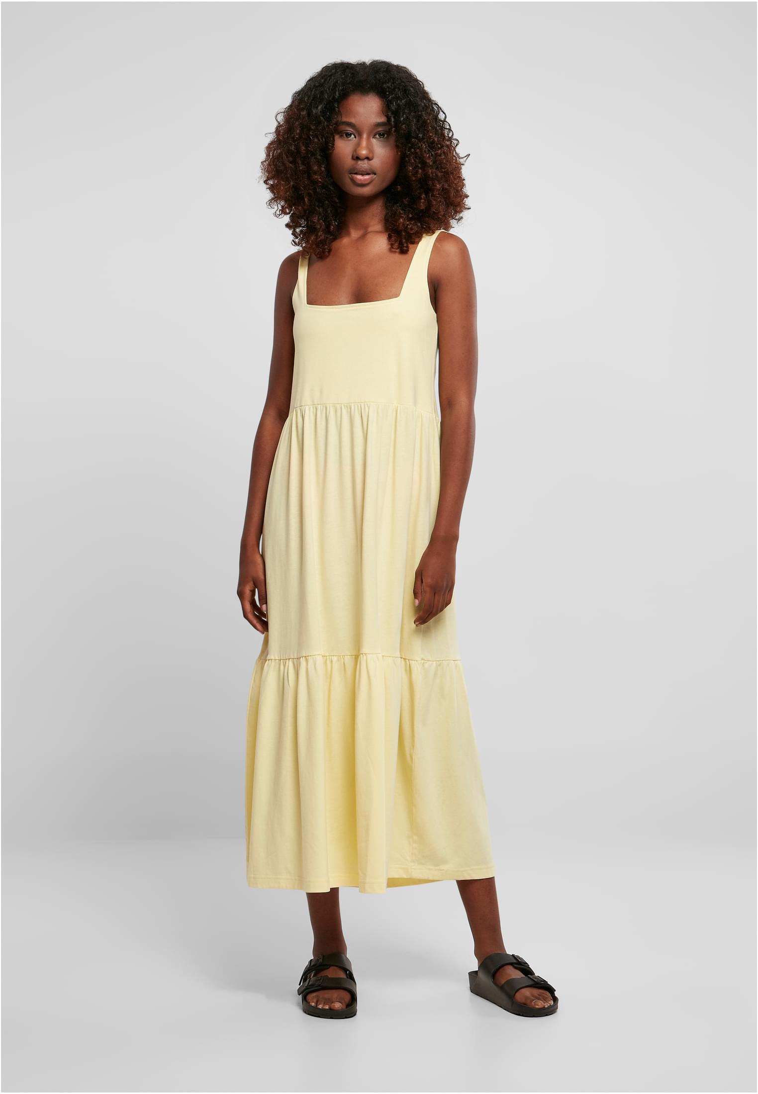 Urban Classics - Ladies 7/8 Length Valance Summer Softyellow - Dress | Women-Image