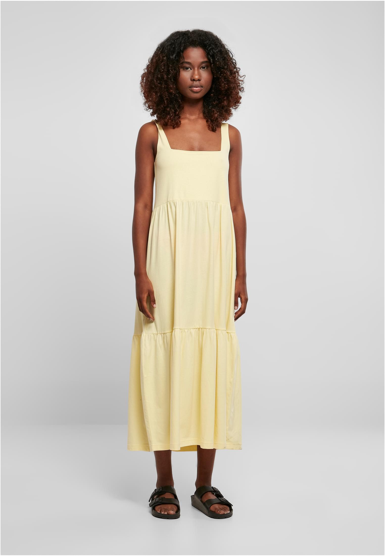 Urban Classics - Ladies 7/8 Length Valance Summer Softyellow - Dress | Women-Image