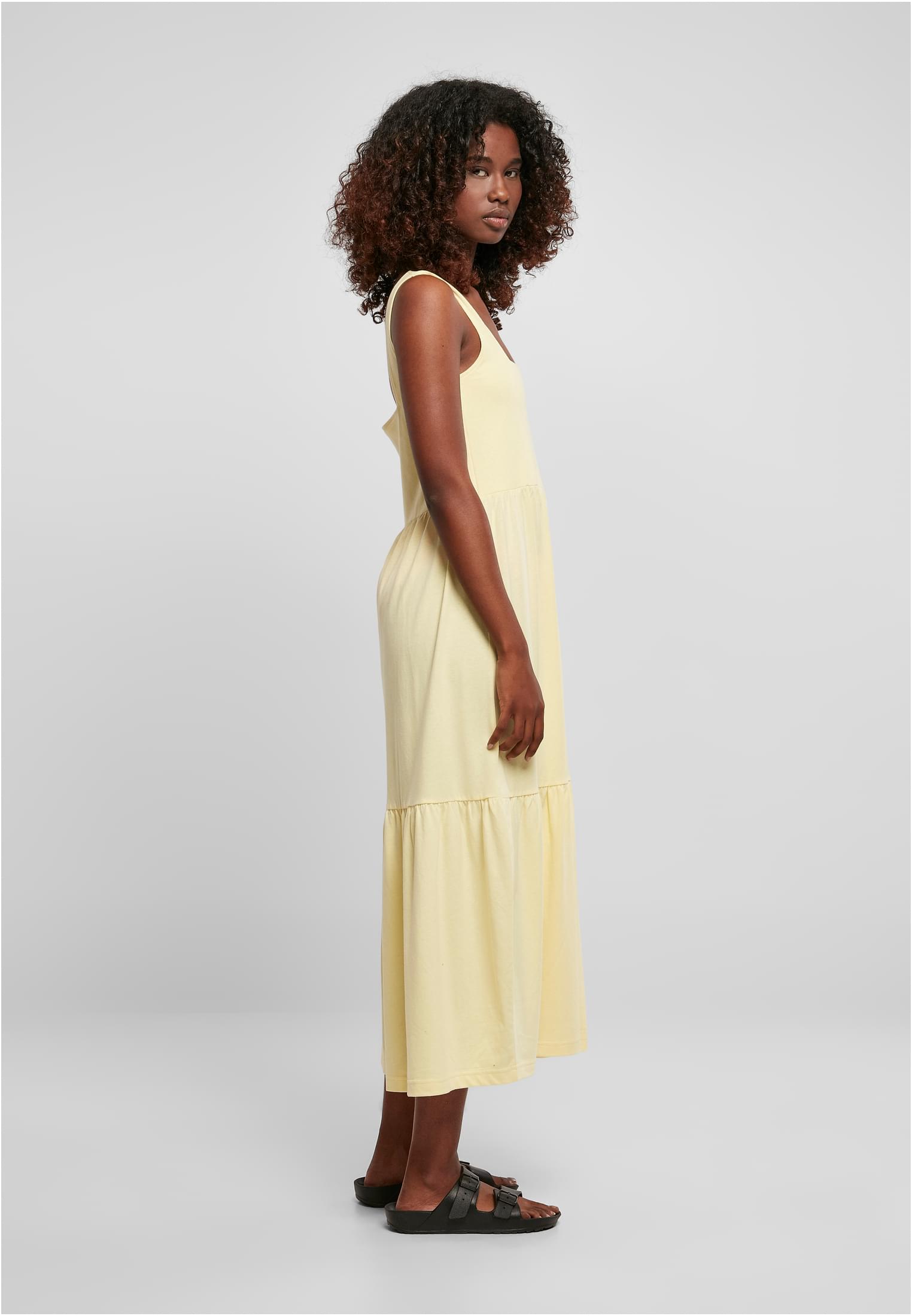 Urban Classics - Ladies 7/8 Length Valance Summer Softyellow - Dress | Women-Image