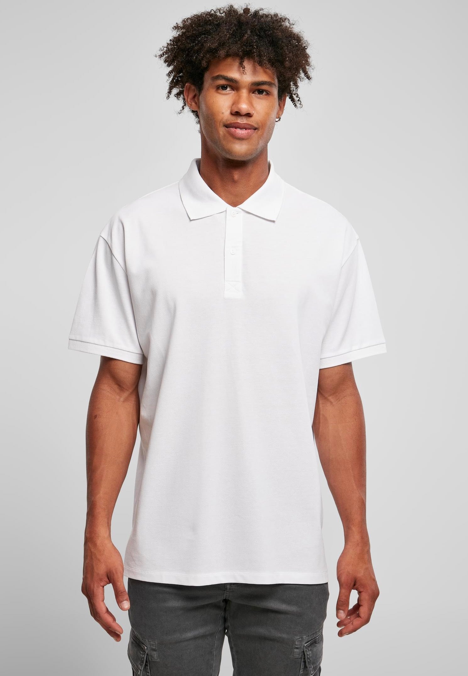 Urban Classics - Oversized White - Polo | Men-Image