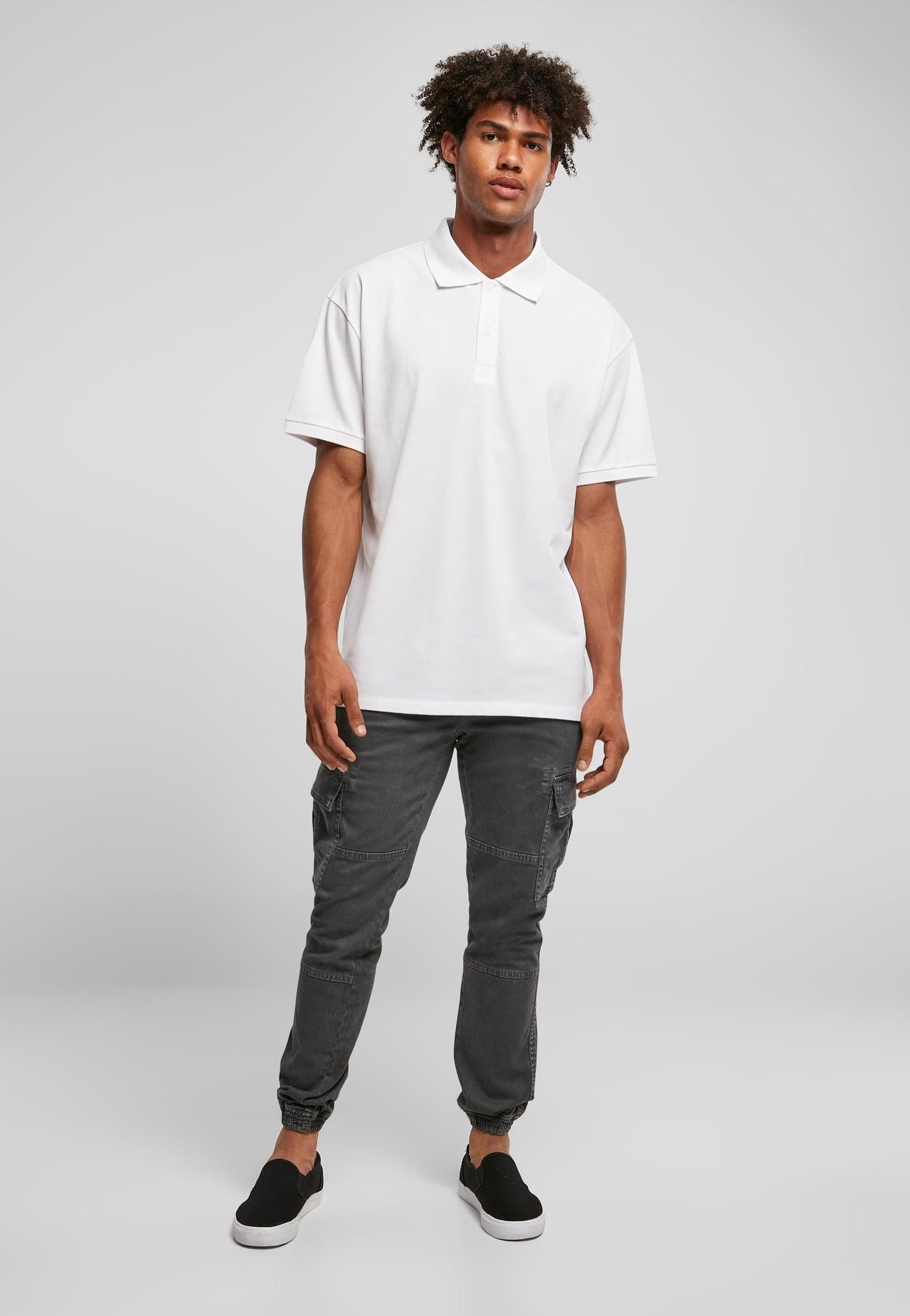 Urban Classics - Oversized White - Polo | Men-Image
