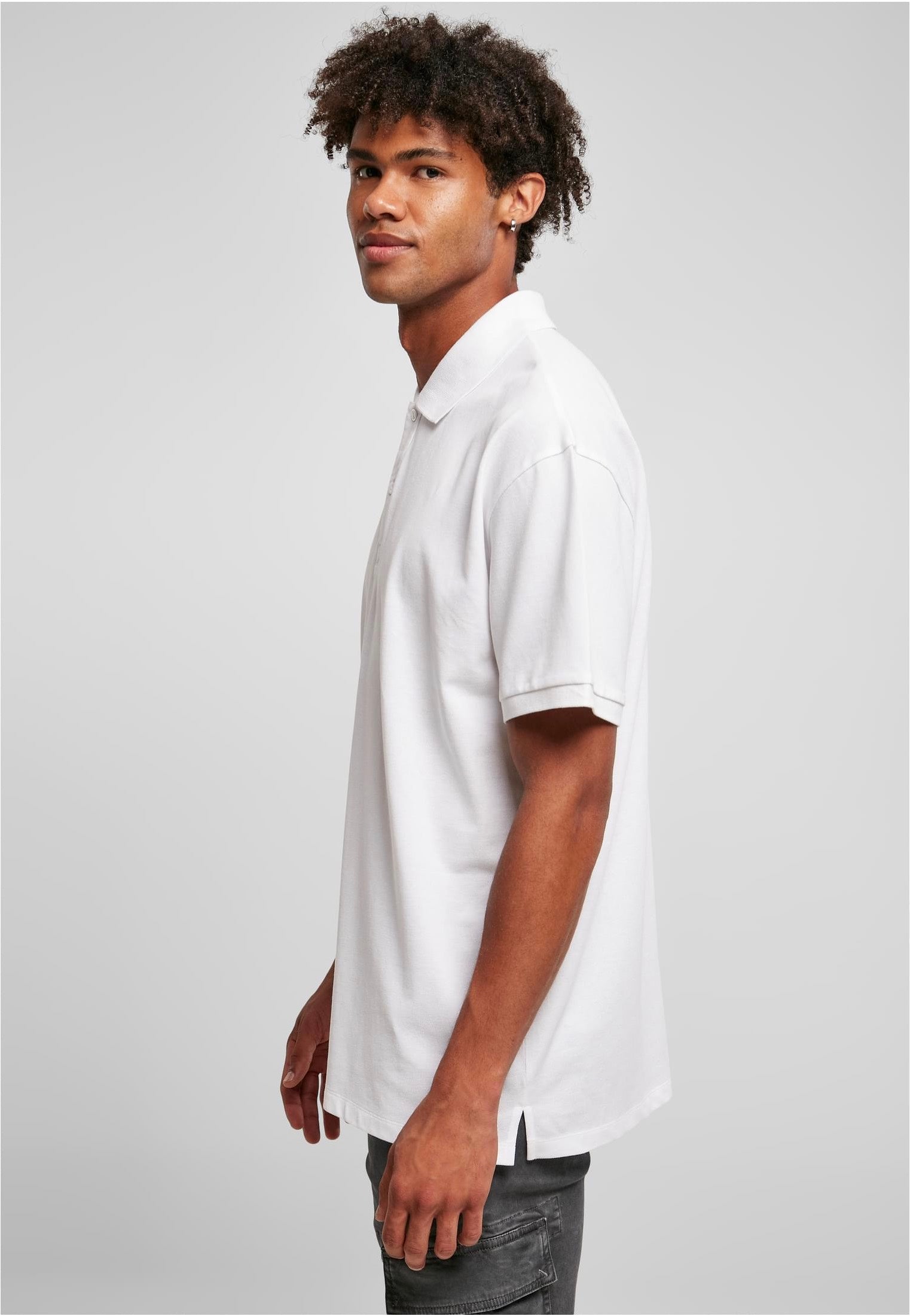 Urban Classics - Oversized White - Polo | Men-Image