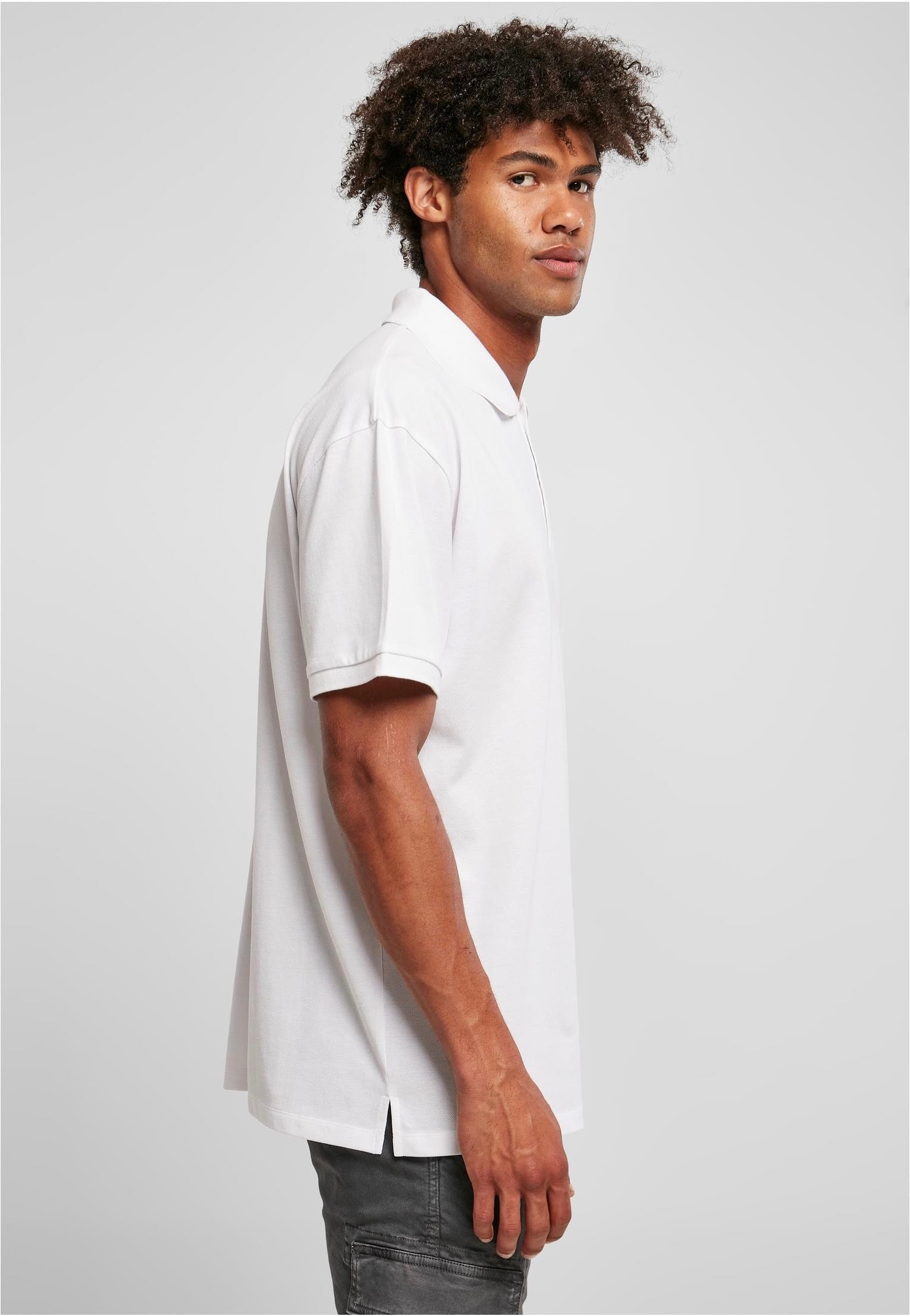 Urban Classics - Oversized White - Polo | Men-Image