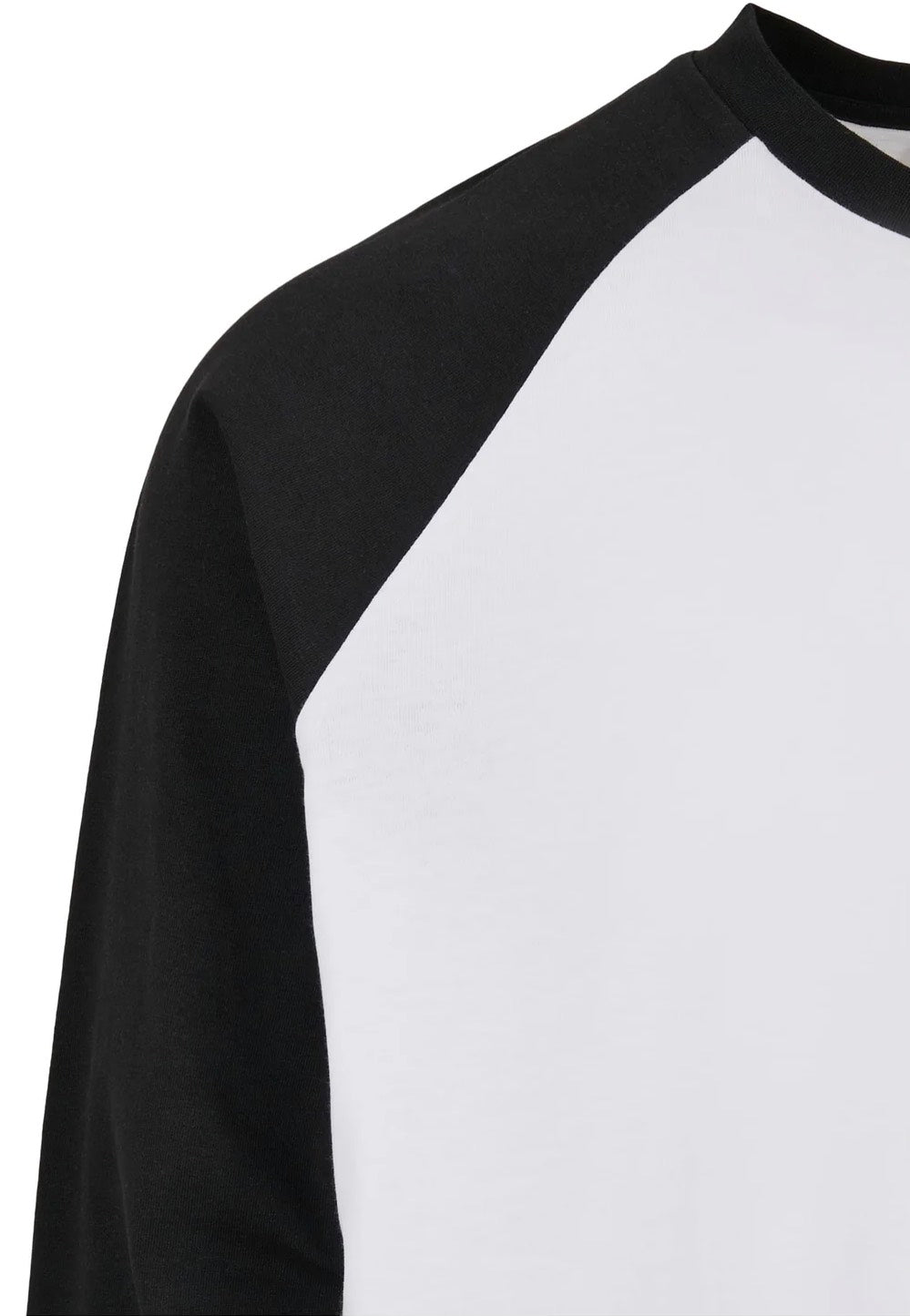 Urban Classics - Organic Oversized Raglan White/Black - Longsleeve | Men-Image
