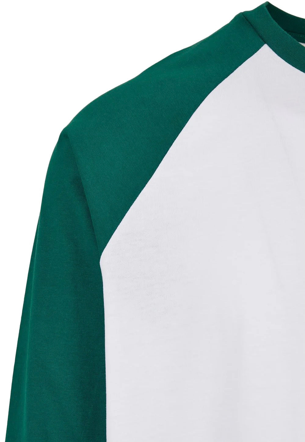 Urban Classics - Organic Oversized Raglan White/Green - Longsleeve | Men-Image
