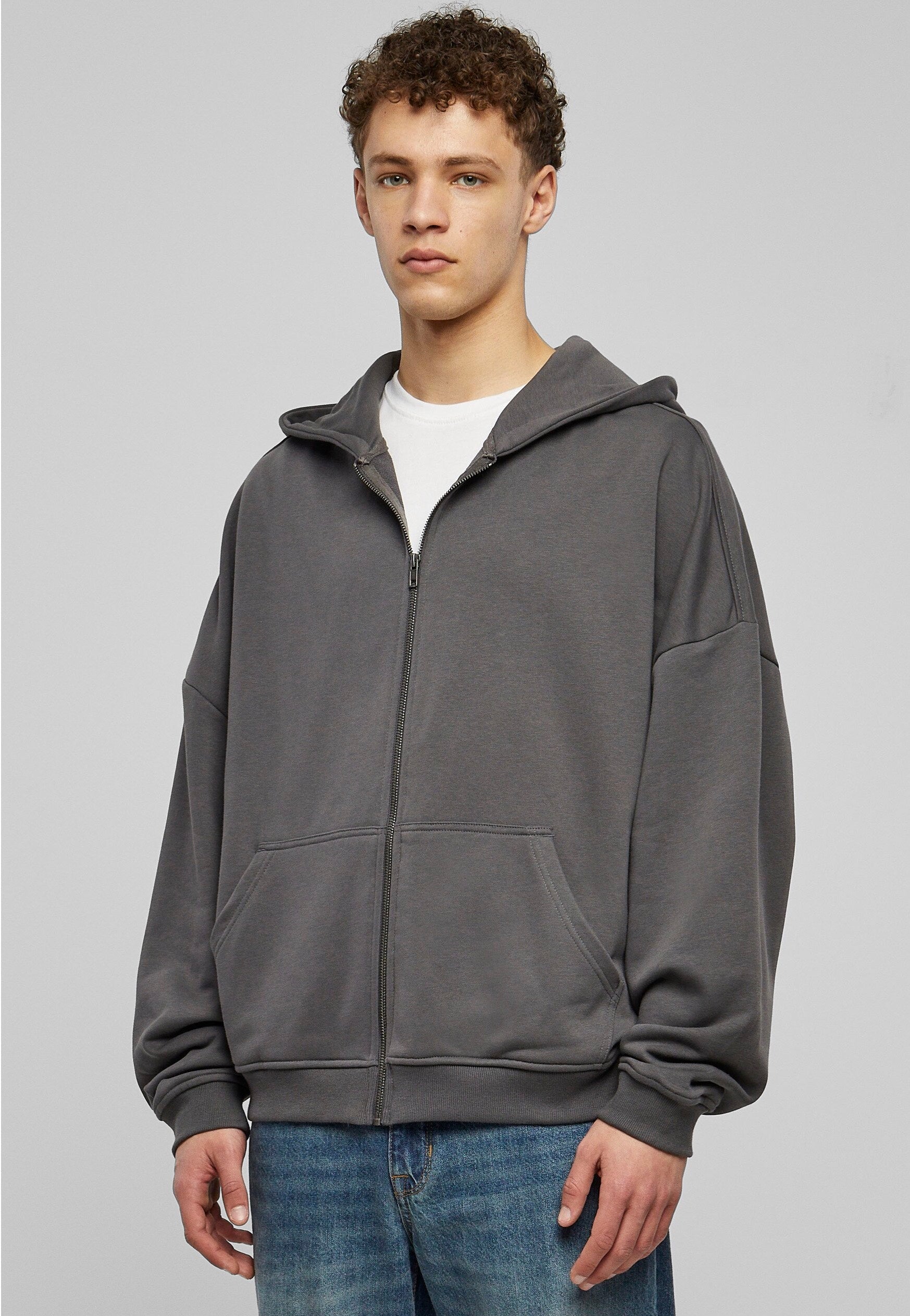 Urban Classics - Organic 90's Zip Darkshadow - Zipper | Men-Image