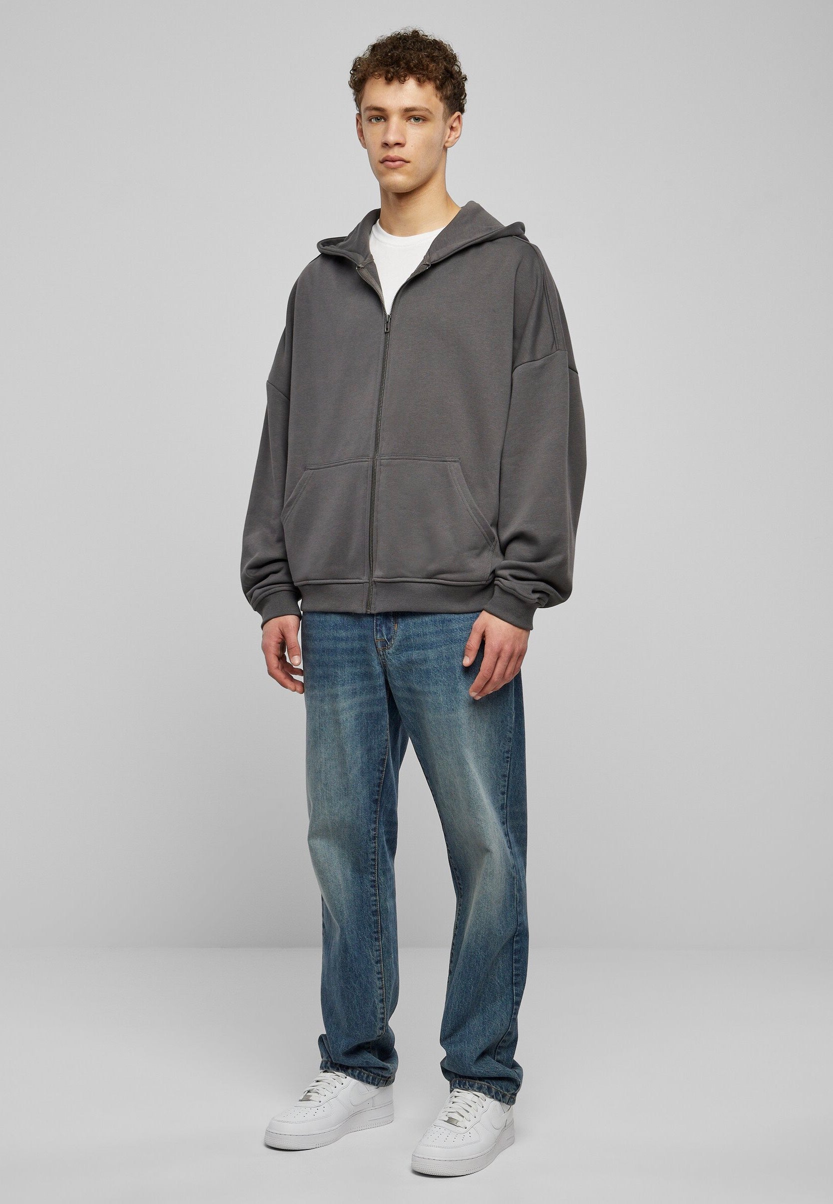 Urban Classics - Organic 90's Zip Darkshadow - Zipper | Men-Image