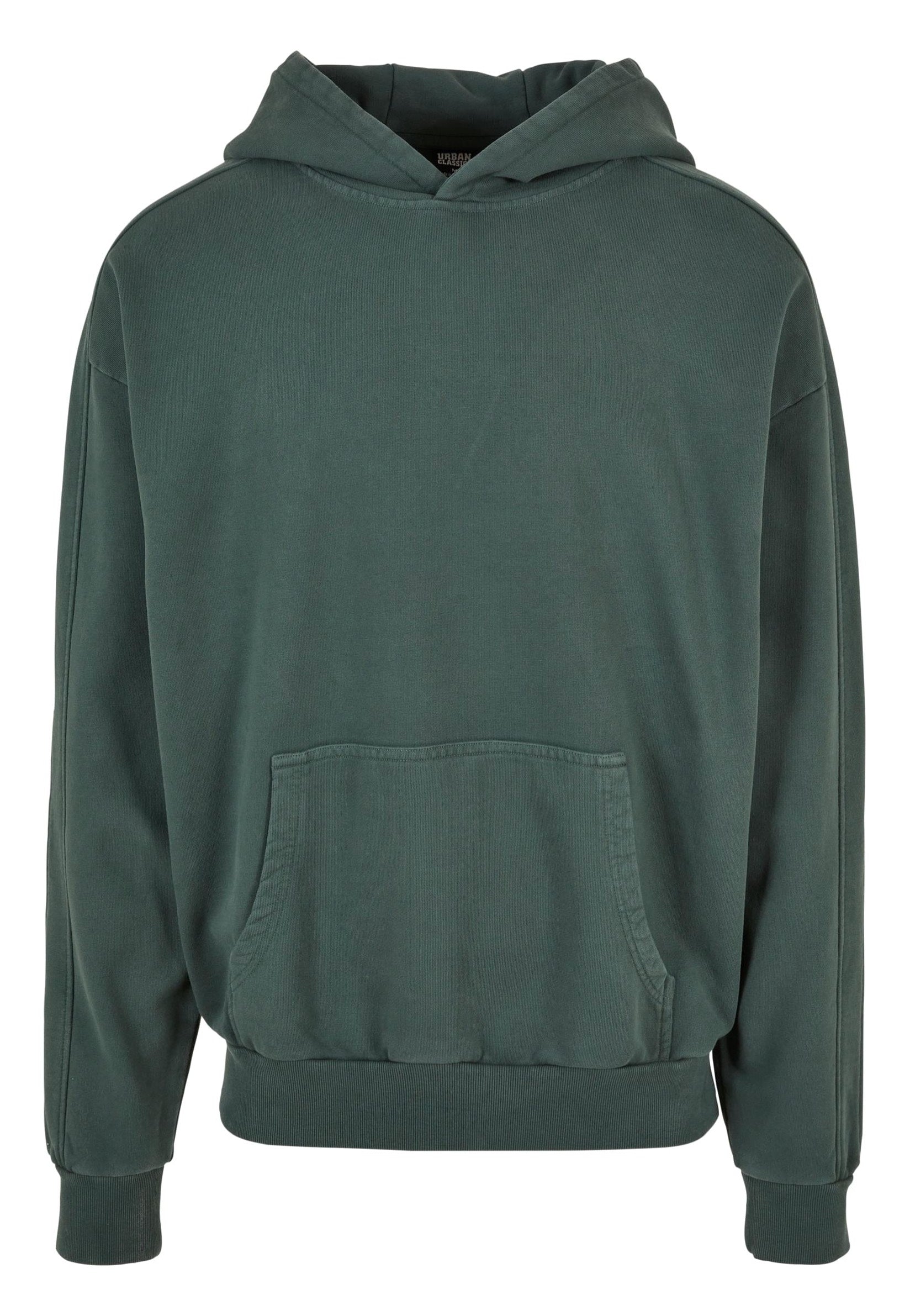 Urban Classics - Heavy Terry Garment Dye Bottlegreen - Hoodie | Men-Image