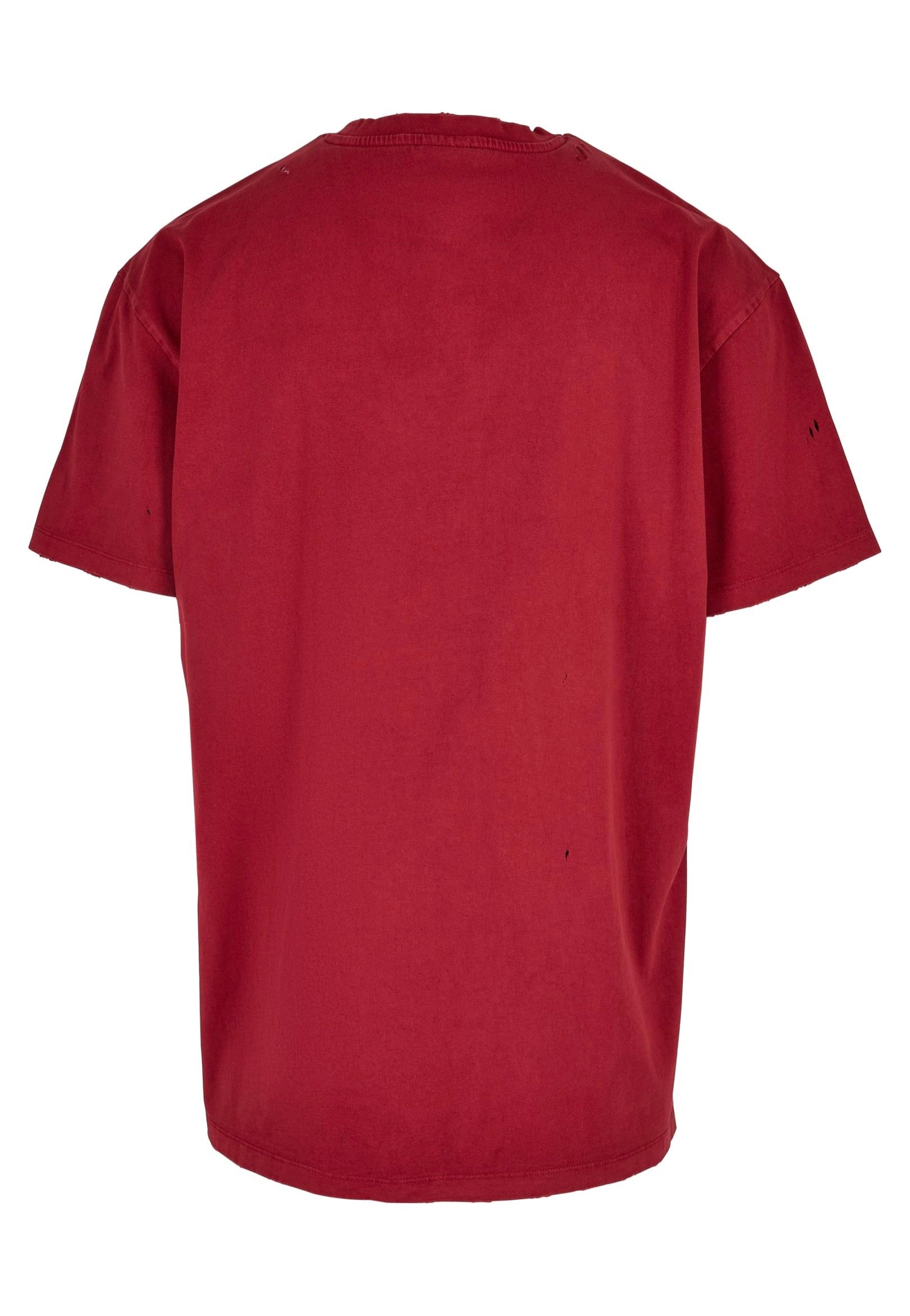 Urban Classics - Oversized Distressed Brickred - T-Shirt | Men-Image
