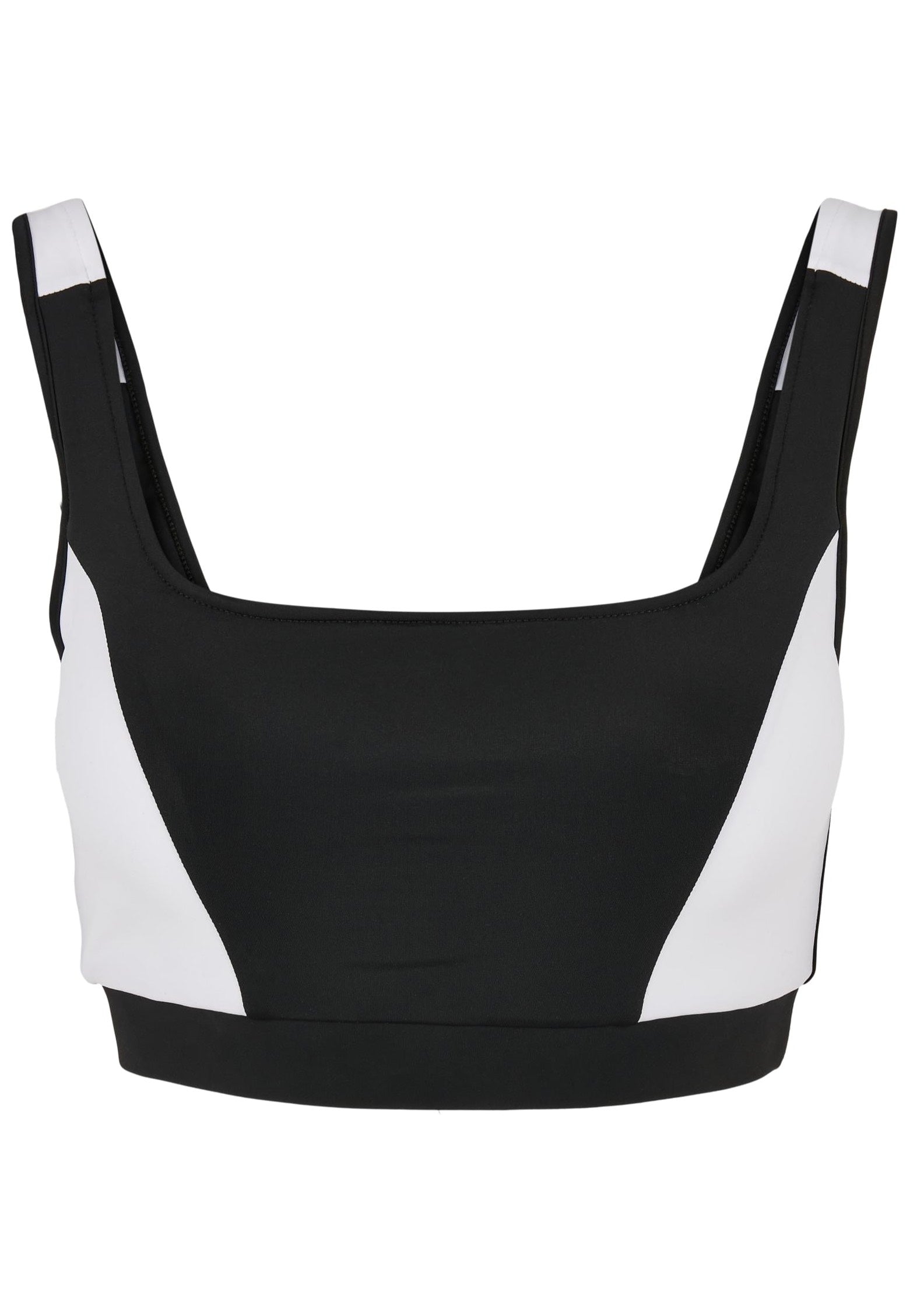 Urban Classics - Ladies Color Block Black/White - Bra | Women-Image