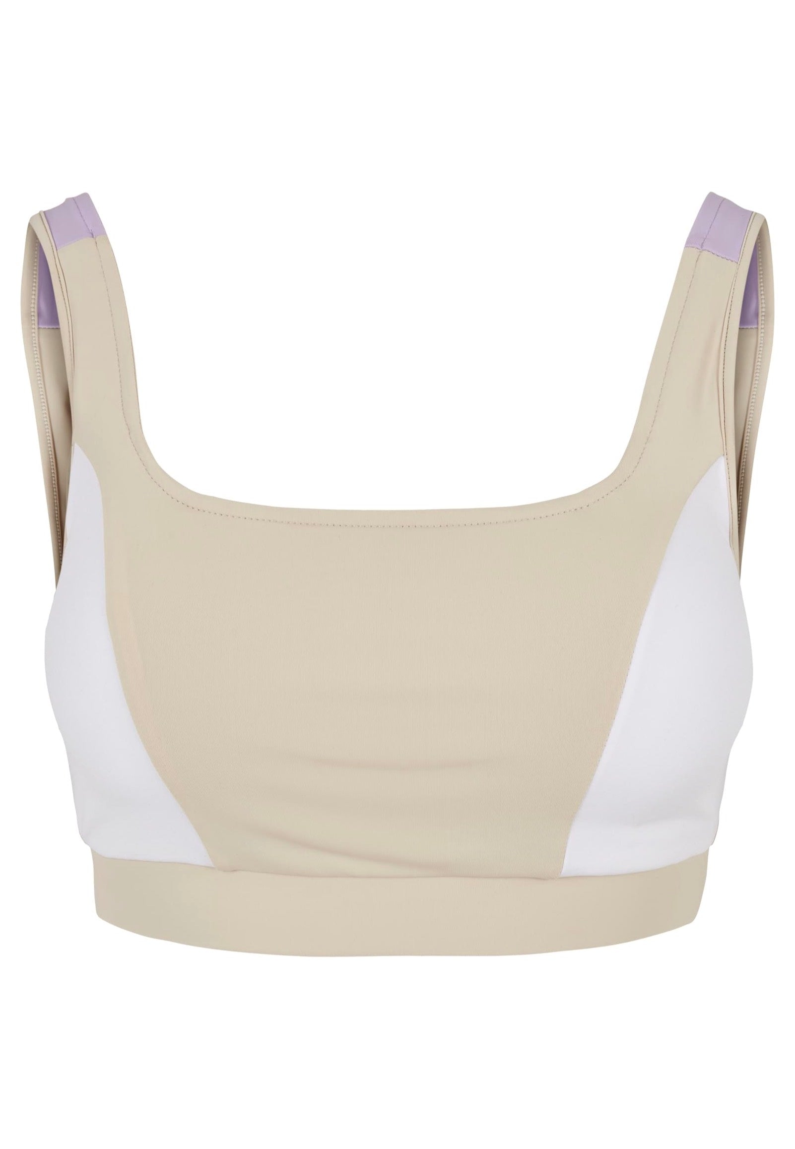 Urban Classics - Ladies Color Block Softseagrass/White/Lilac - Bra | Women-Image