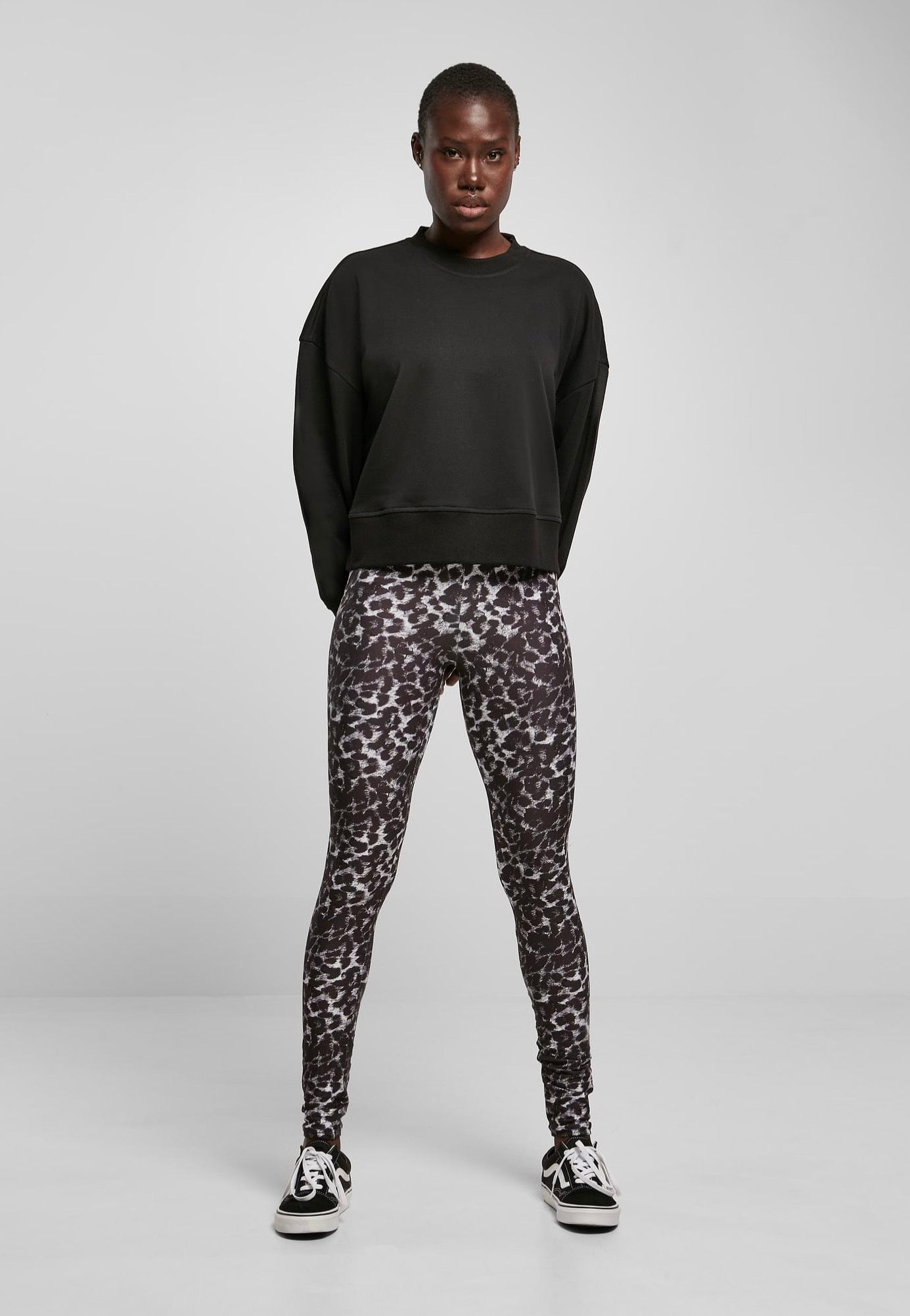 Urban Classics - Ladies Oversized Terry Black - Sweater | Women-Image