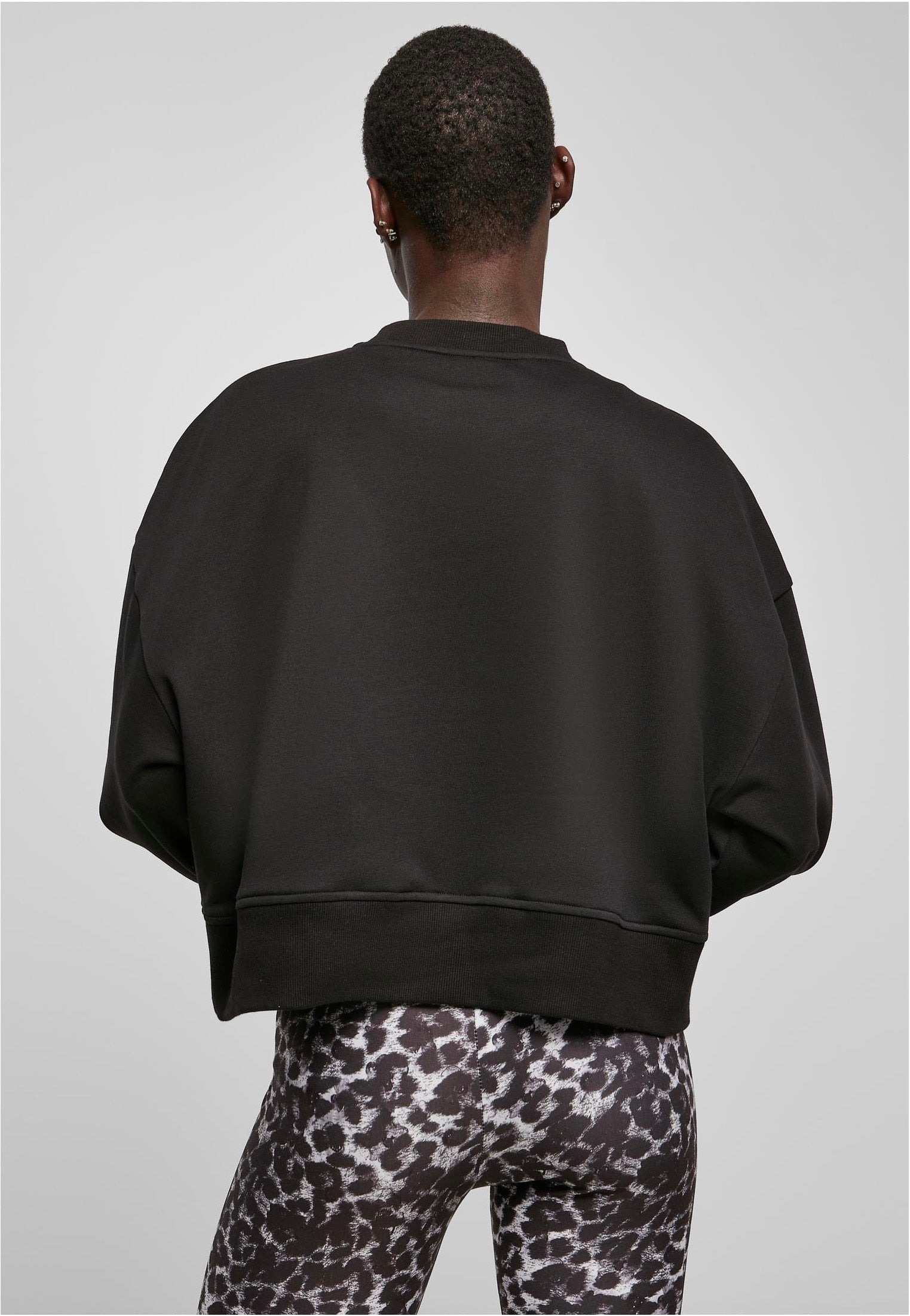 Urban Classics - Ladies Oversized Terry Black - Sweater | Women-Image