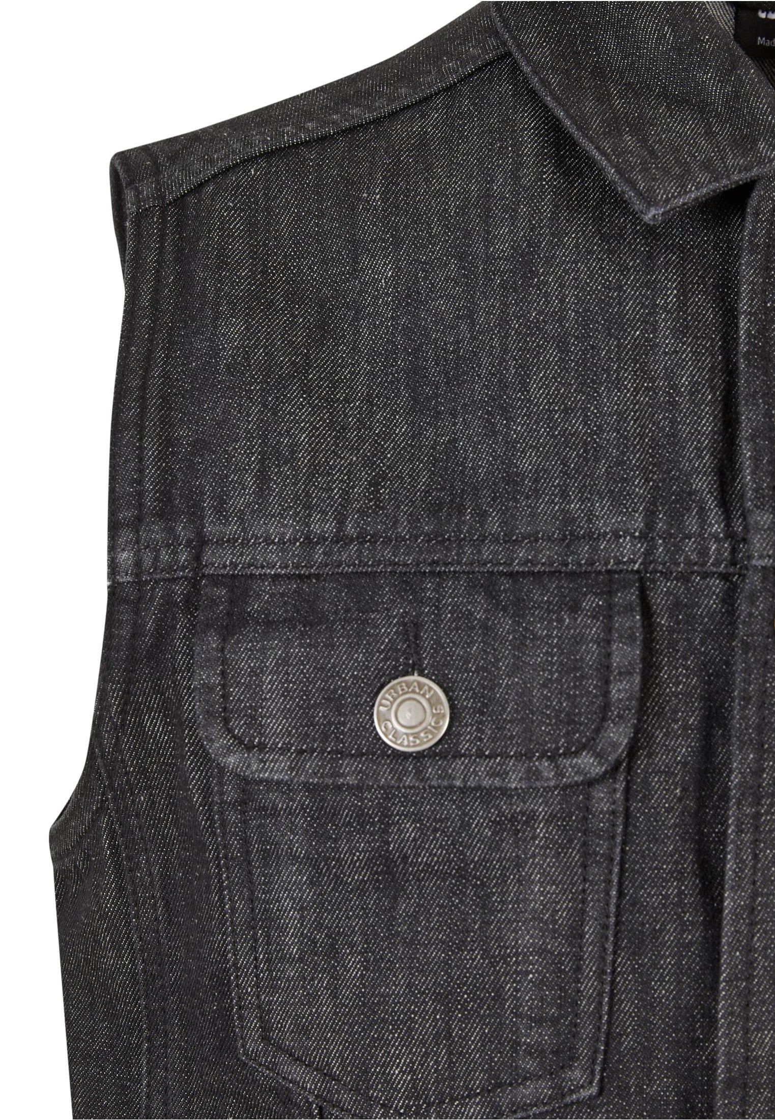 Urban Classics - Denim Black Washed - Jeans Vest | Women-Image