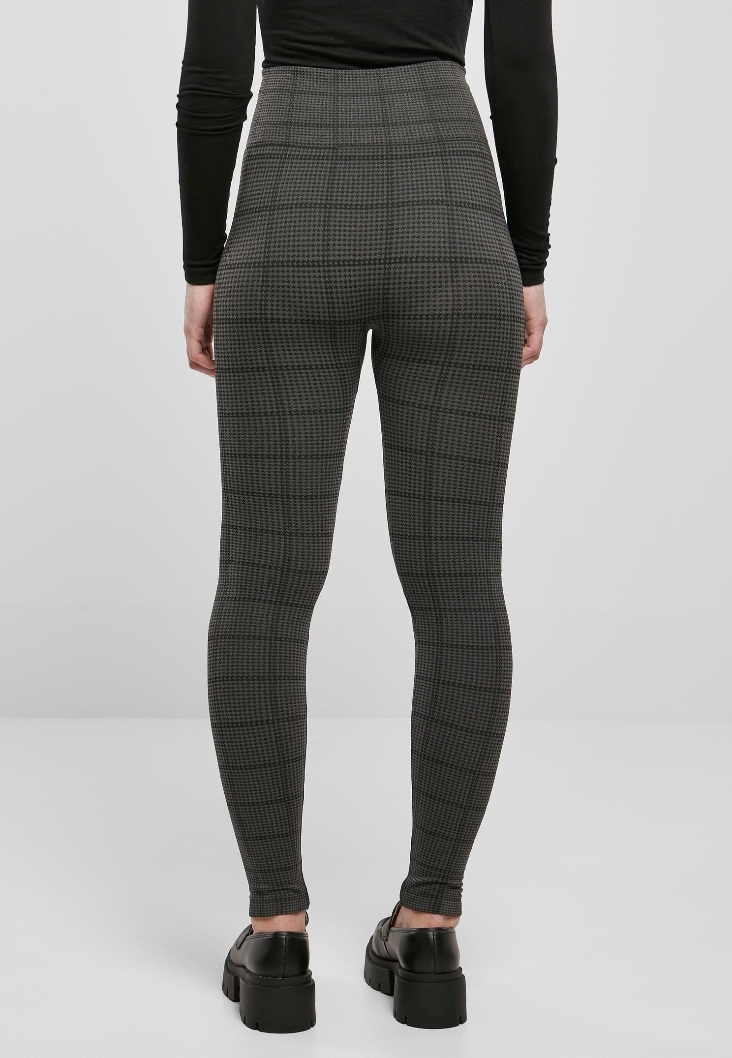Urban Classics - Ladies Seamless Heritage Aspaltsquardcheck - Leggings | Women-Image