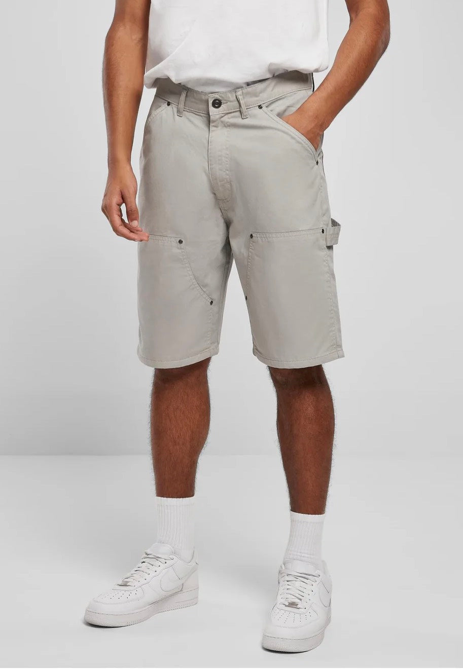 Urban Classics - Double Knee Carpenter Lightasphalt - Shorts | Men-Image