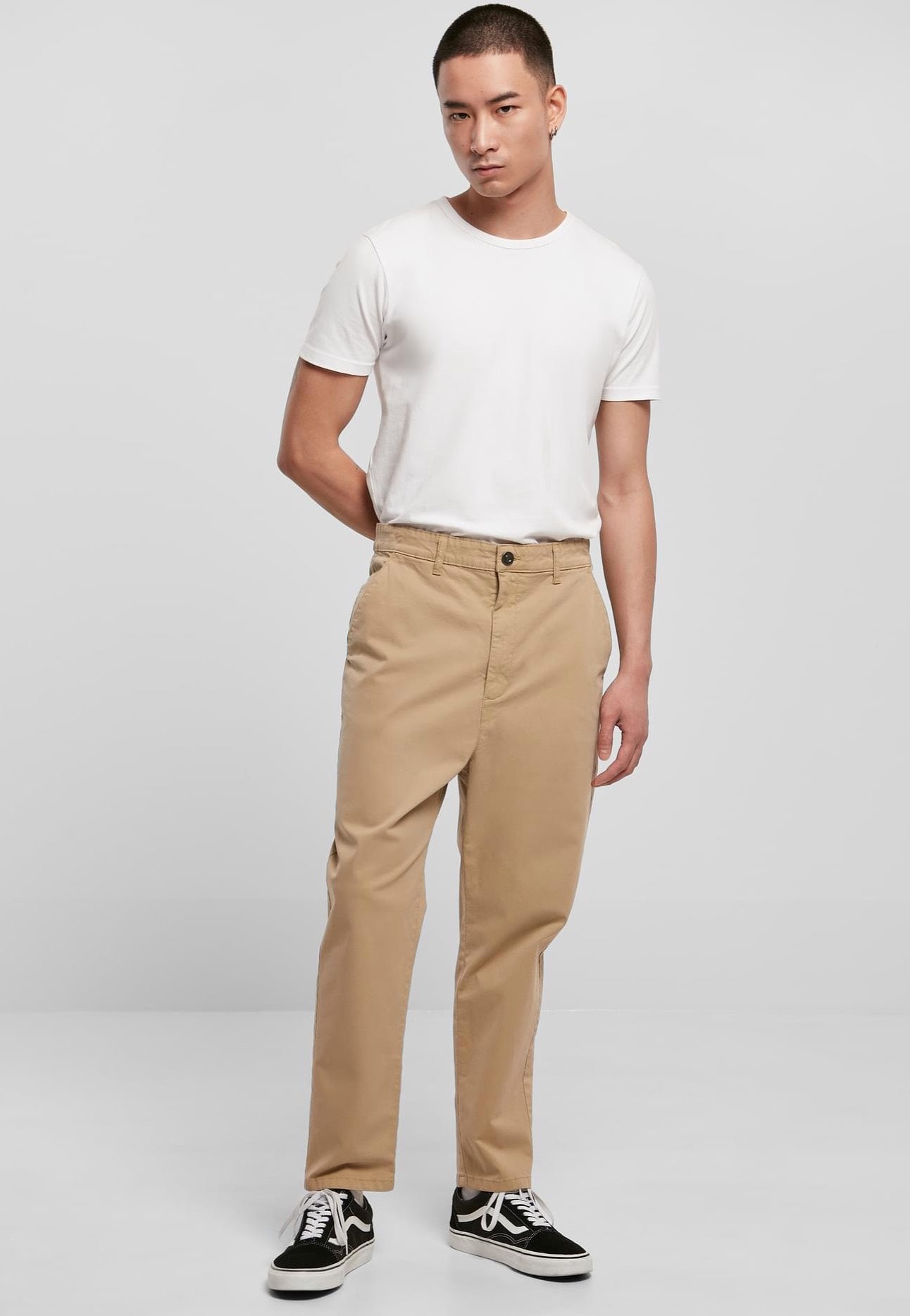 Urban Classics - Cropped Chino Unionbeige - Pants | Men-Image