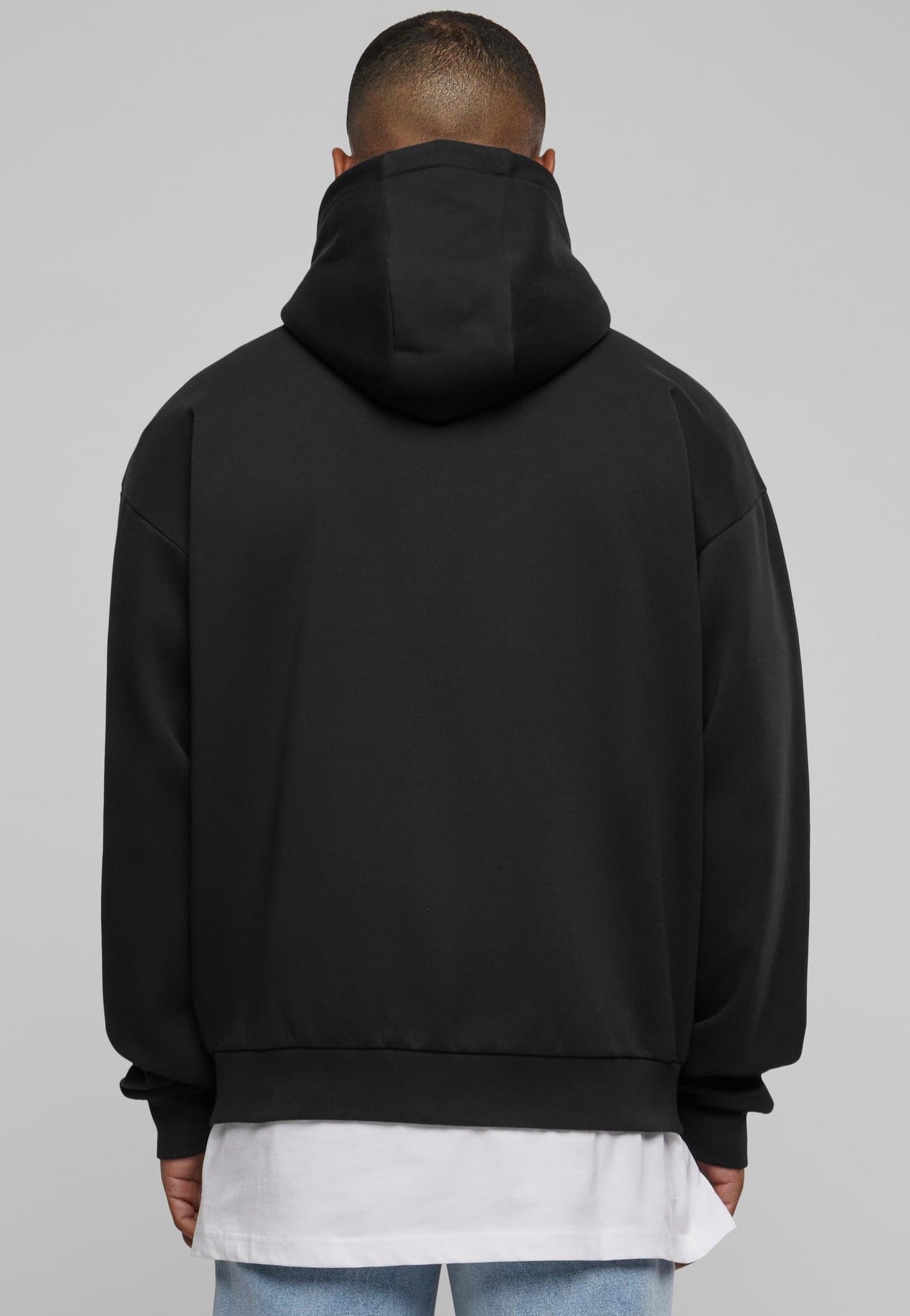 Urban Classics - High Neck Zip Black - Zipper | Men-Image