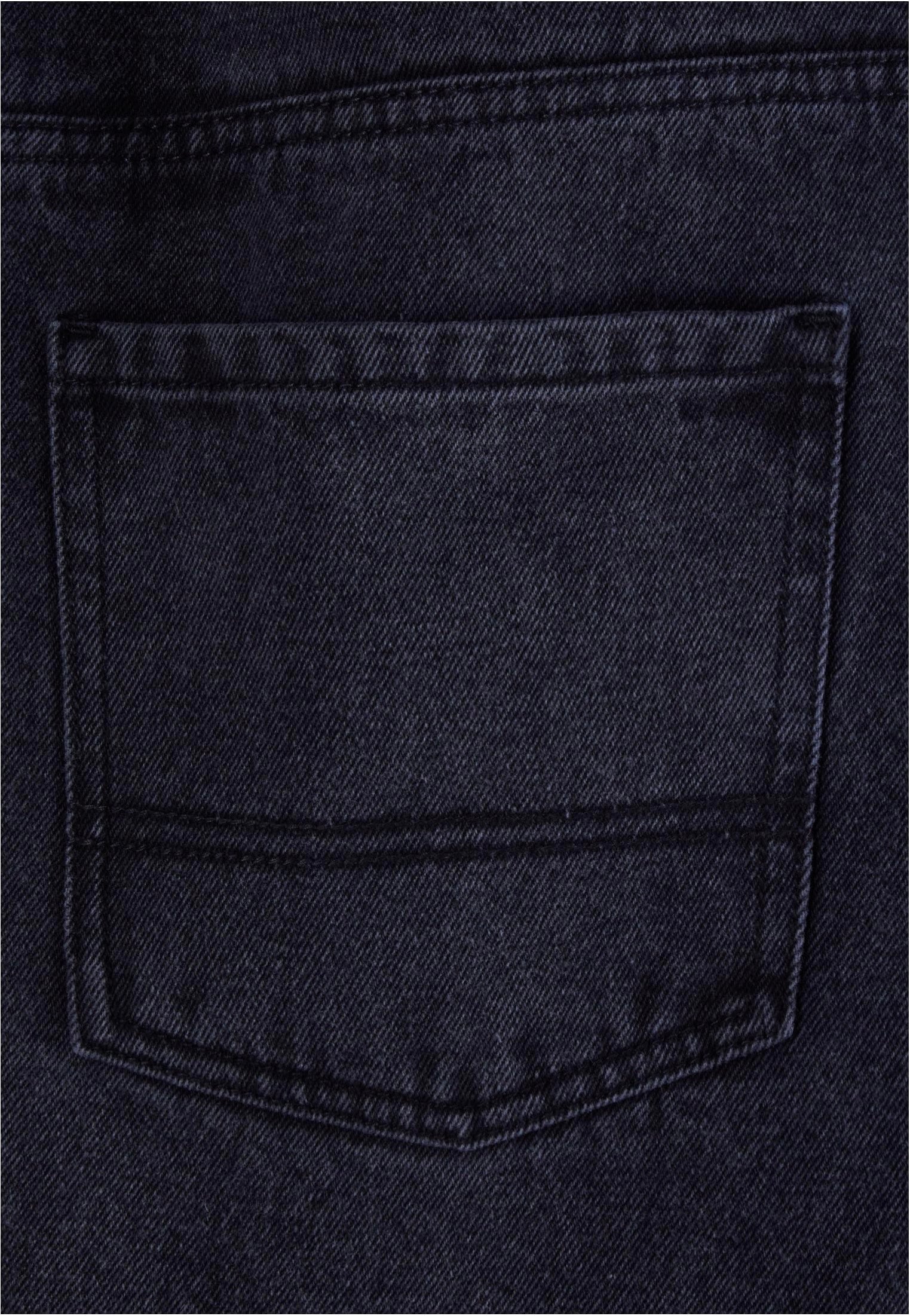 Urban Classics - Heavy Ounce Baggy Fit Black Washed - Jeans | Men-Image