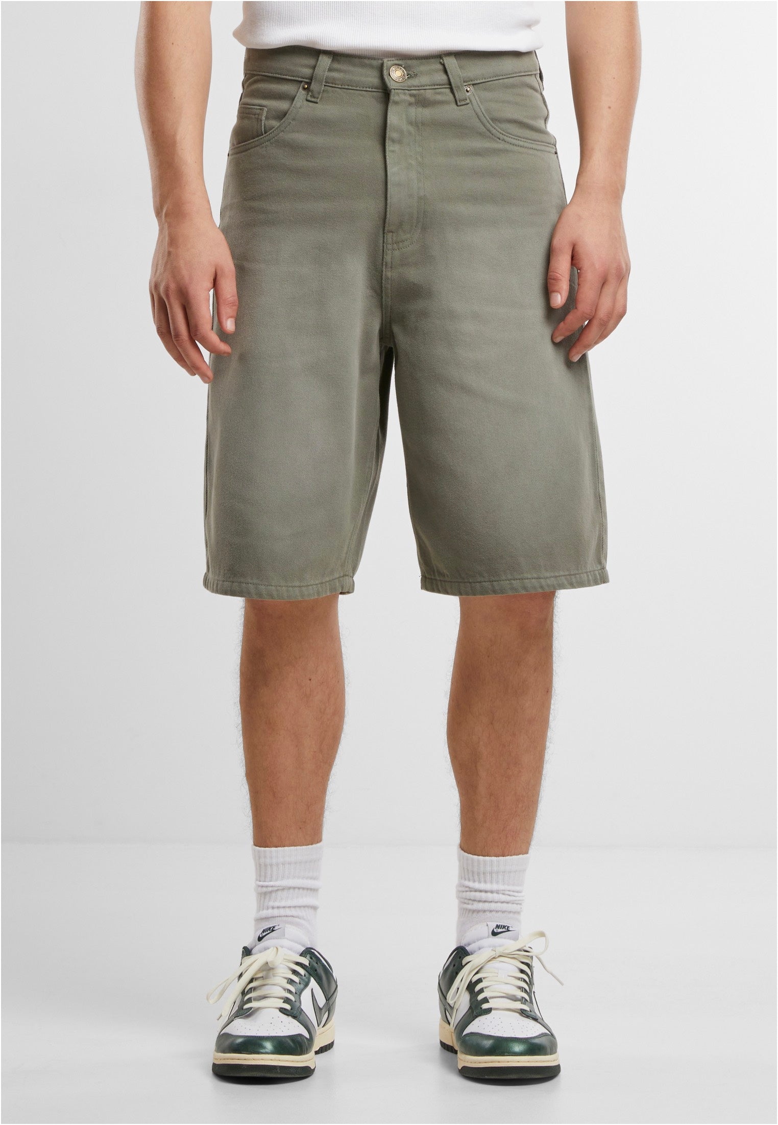 Urban Classics - 90's Heavy Denim Paleolive - Shorts | Men-Image