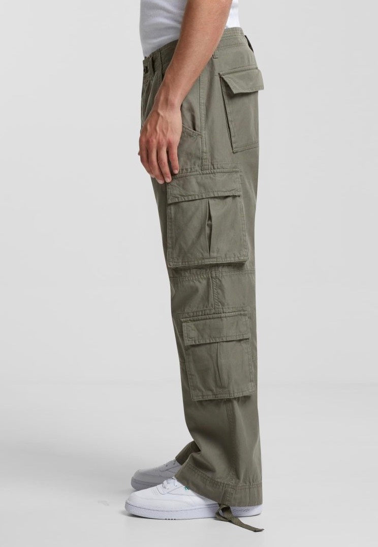Urban Classics - Double Cargo Olive - Pants | Men-Image
