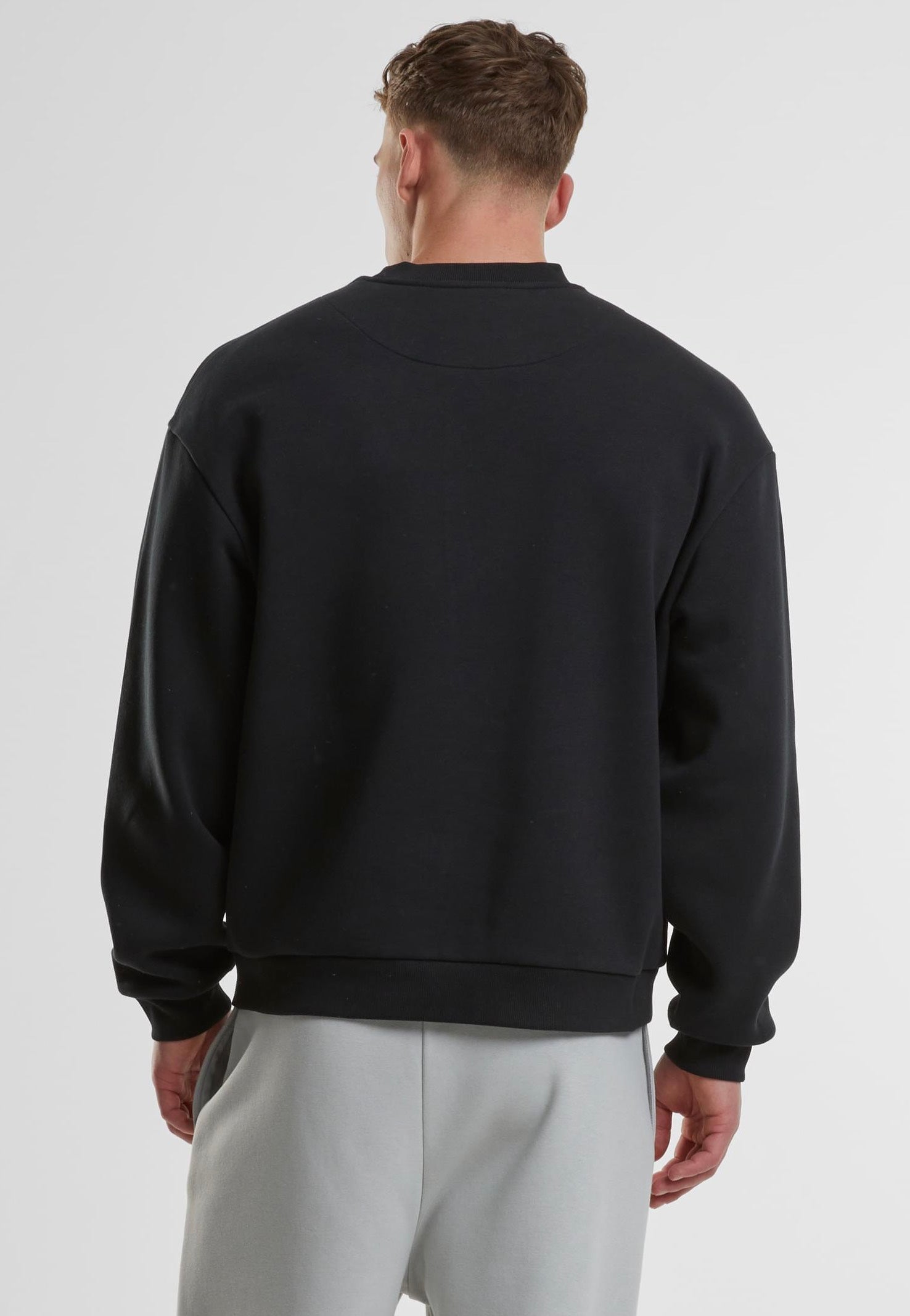 Urban Classics - Fluffy Black - Sweater | Men-Image