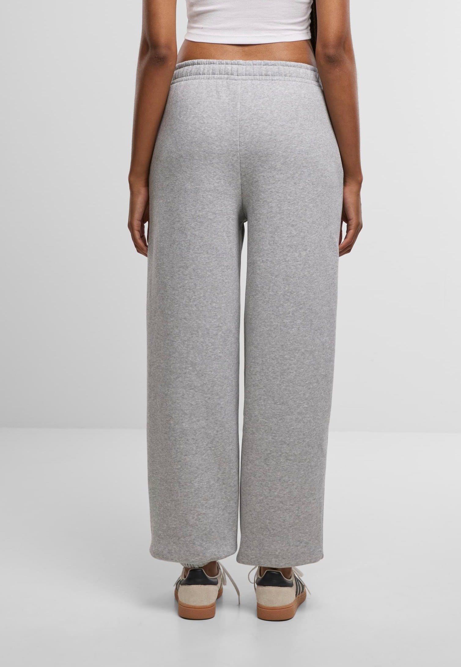 Urban Classics - Ladies Fluffy Heathergrey - Sweat Pants | Women-Image