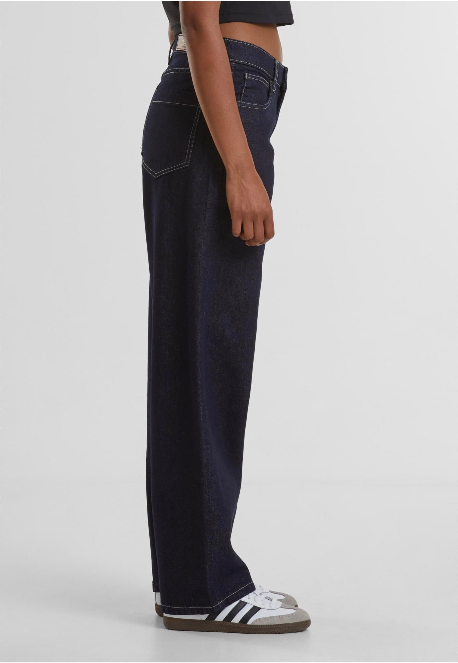 Urban Classics - Ladies Mid Waist 90´s Rinse Washed - Jeans | Women-Image