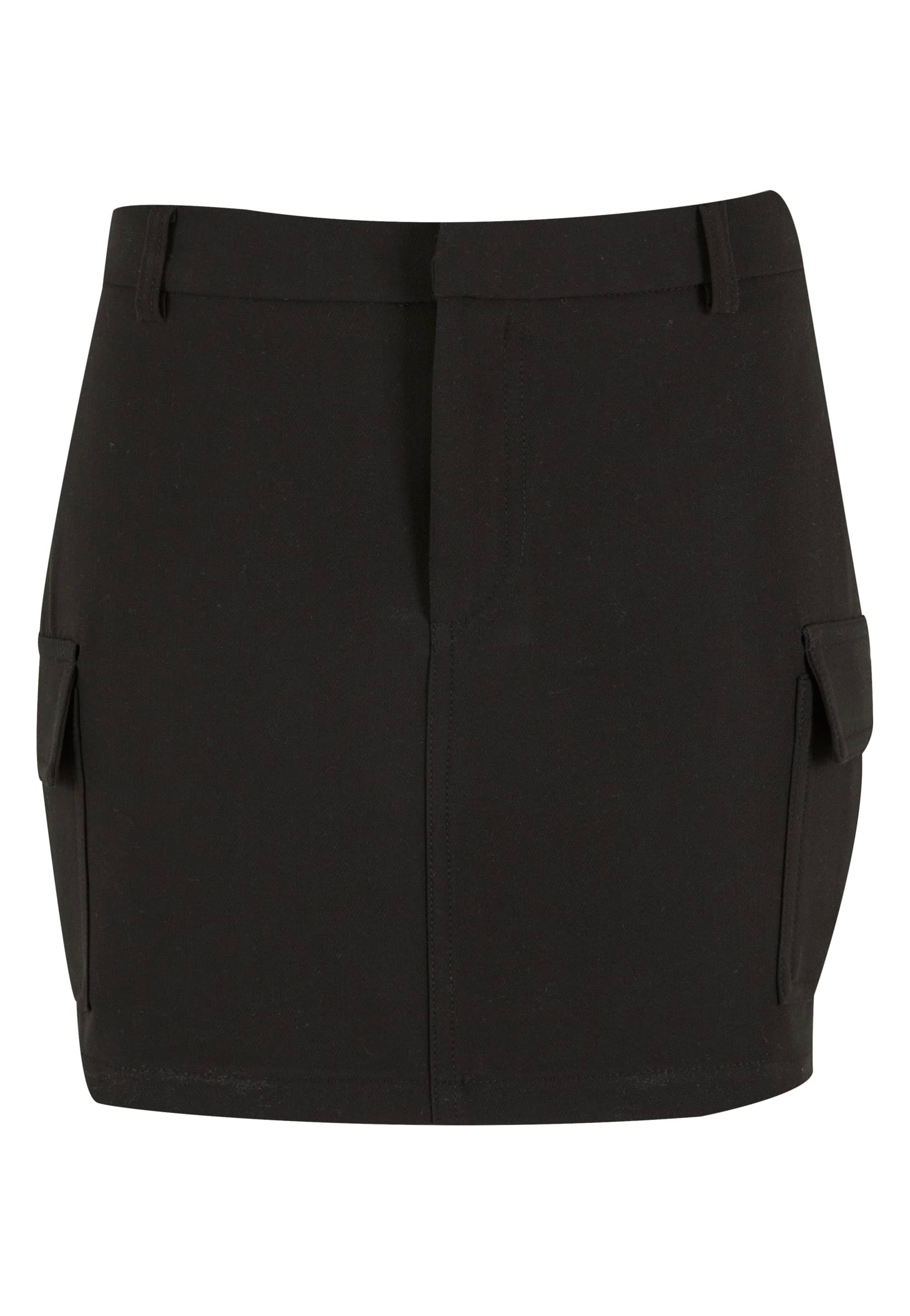 Urban Classics - Ladies Short Patched Pocket Black - Skirt | Women-Image