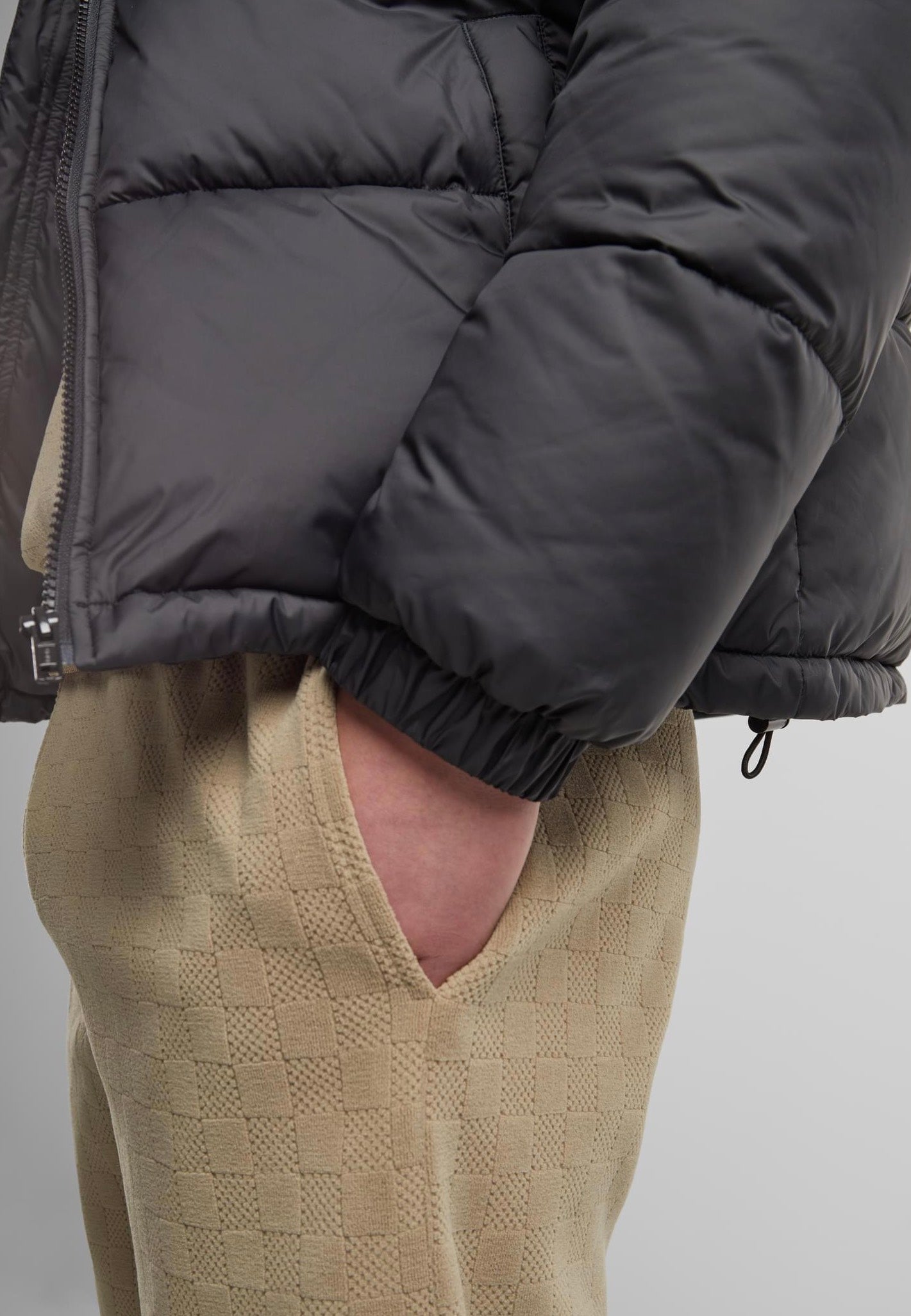 Urban Classics - Basic Puffer With Hood Black - Jacket | Men-Image