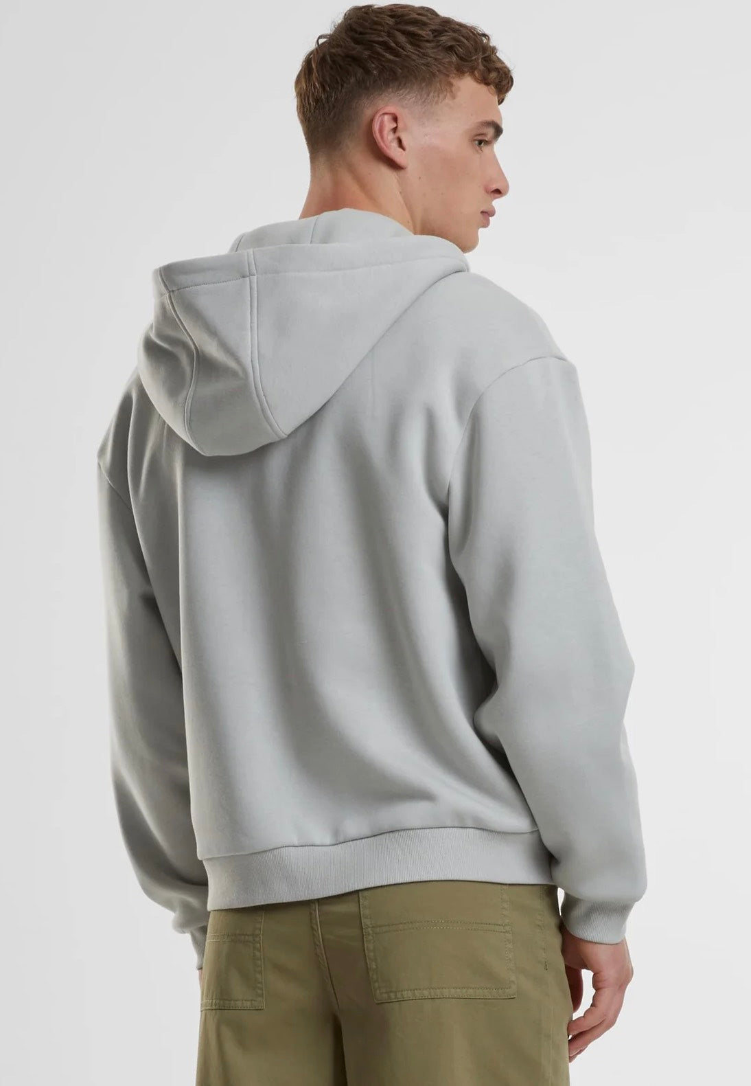 Urban Classics - Fluffy Zip Lightasphalt - Zipper | Men-Image