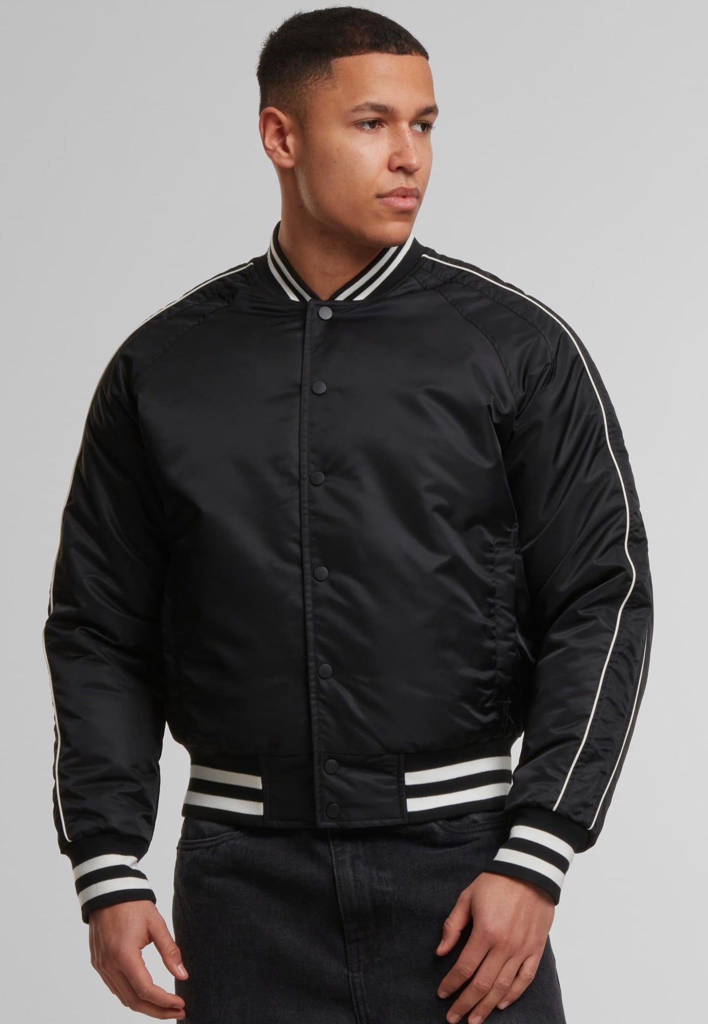 Urban Classics - Racer Bomber Black - Jacket | Men-Image