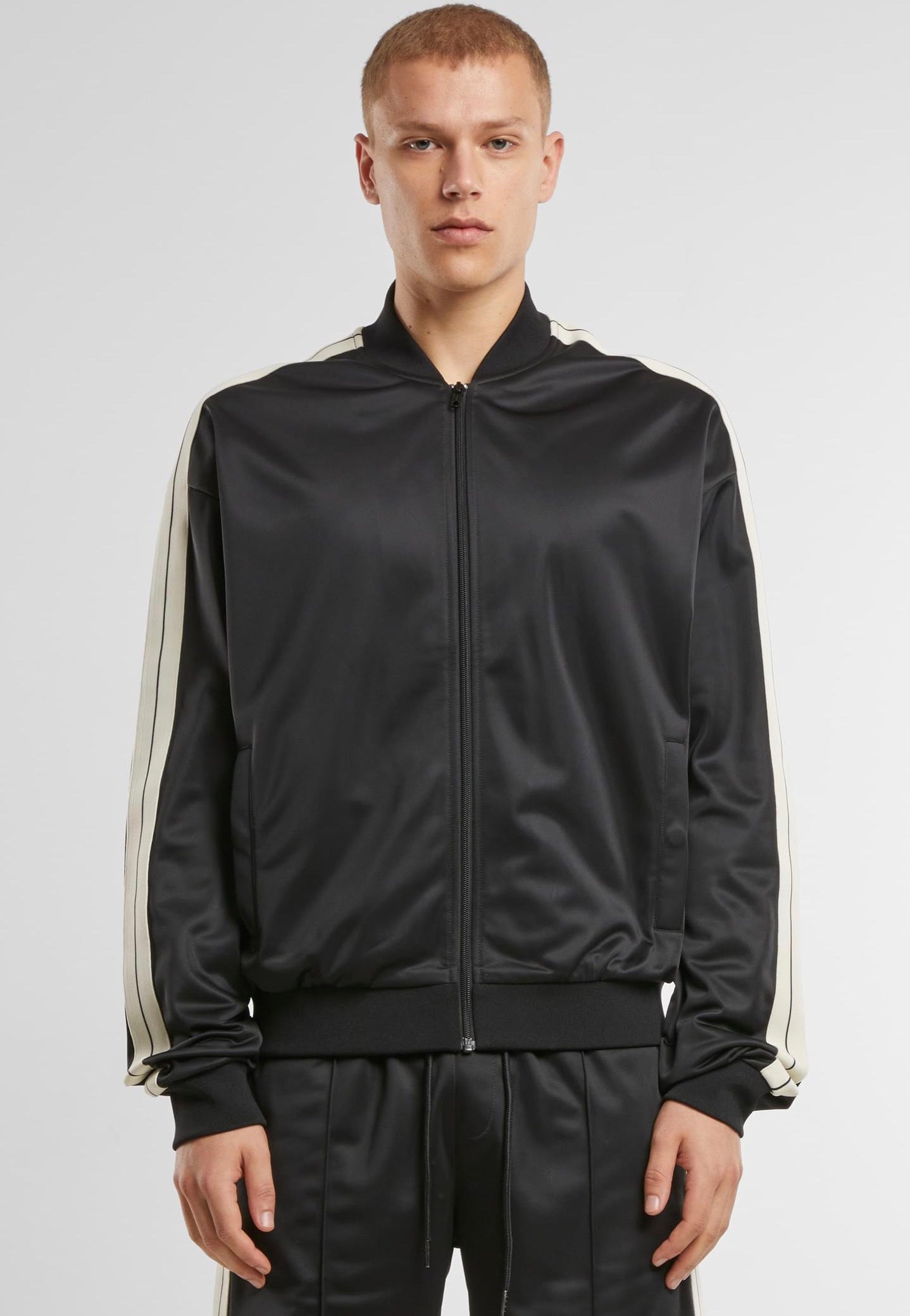 Urban Classics - Tennis Core Black - Track Jacket | Men-Image