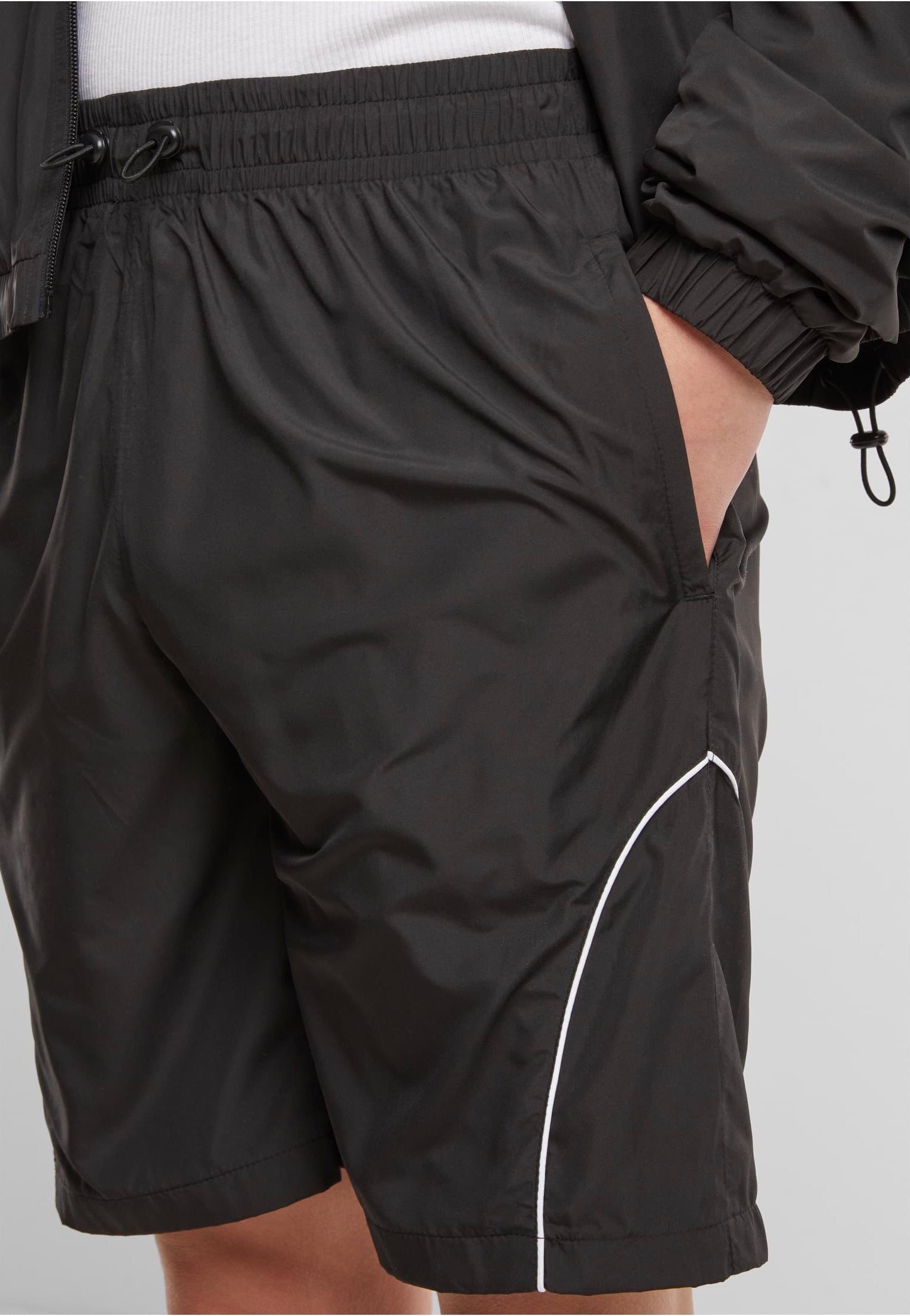 Urban Classics - Piped Panel Black - Shorts | Men-Image