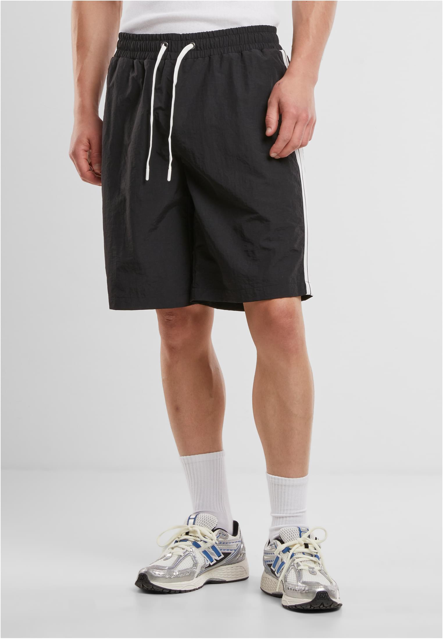 Urban Classics - Patched Stripe Black - Board Shorts | Men-Image
