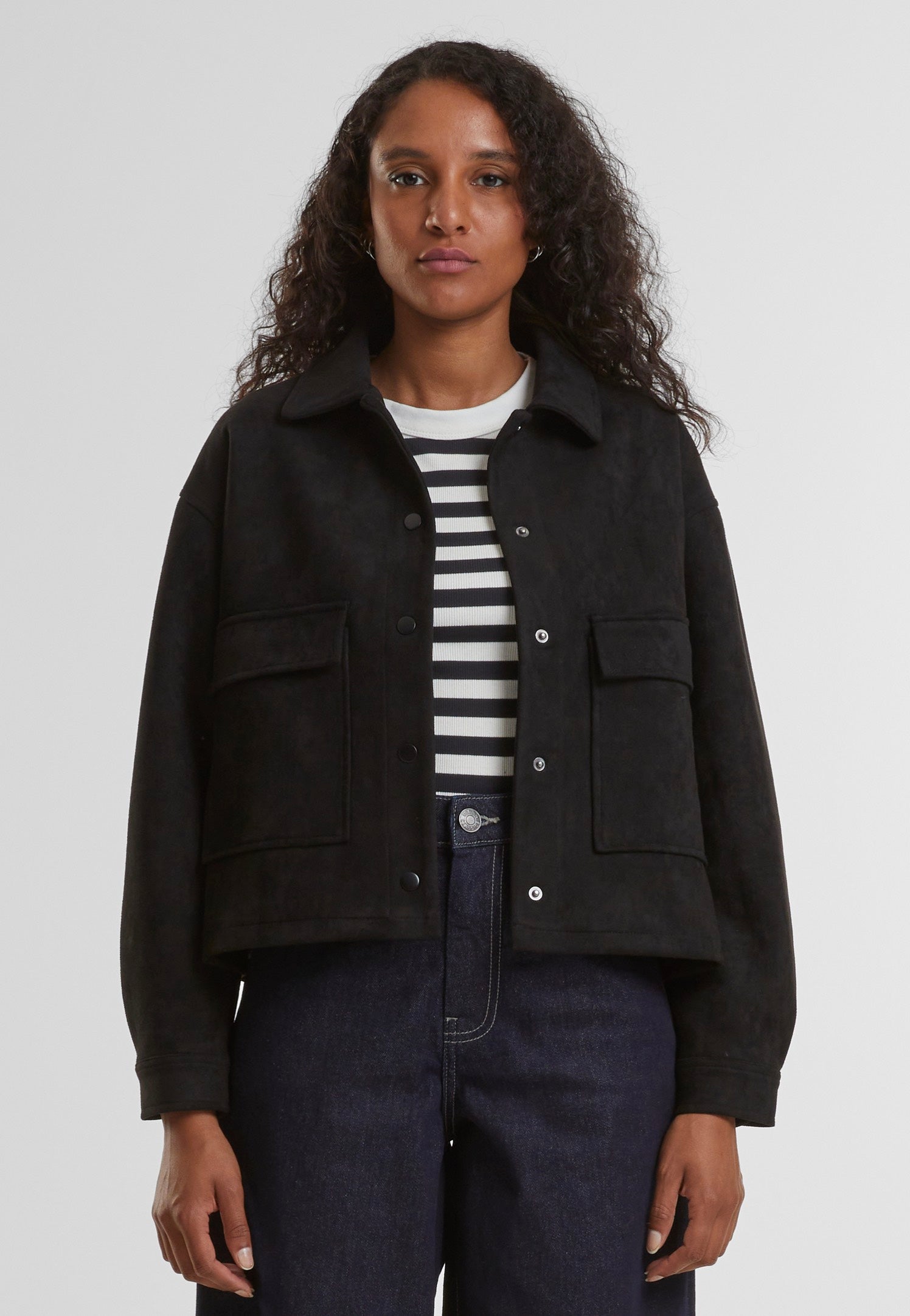 Urban Classics - Ladies Soft Touch Black - Jacket | Women-Image