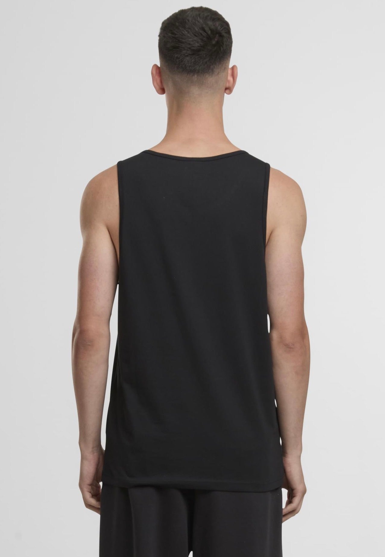 Urban Classics - Jersey Loose 2-Pack Black/Black - Tank | Men-Image