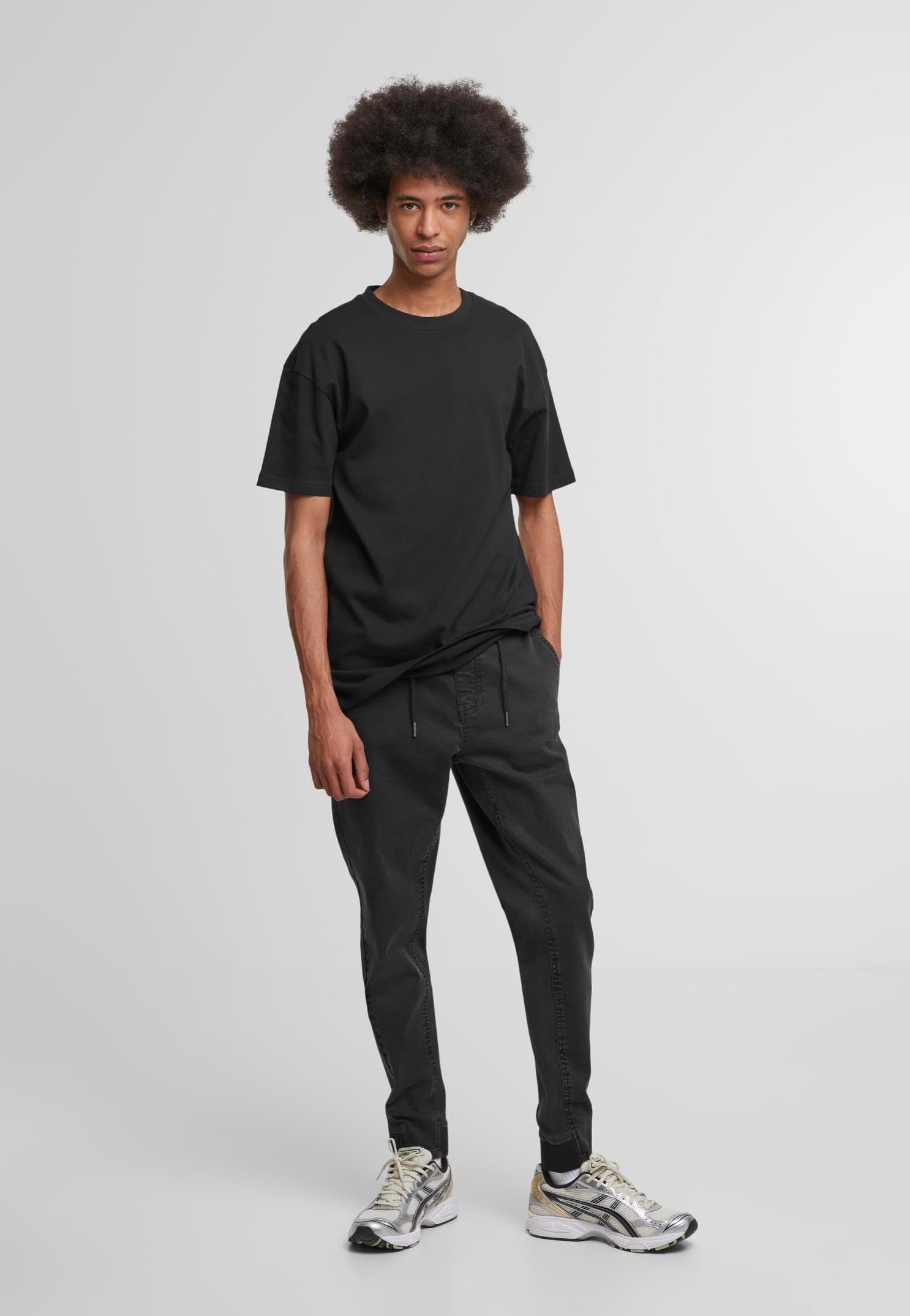 Urban Classics - Antifit Denim Black Washed - Jeans | Men-Image