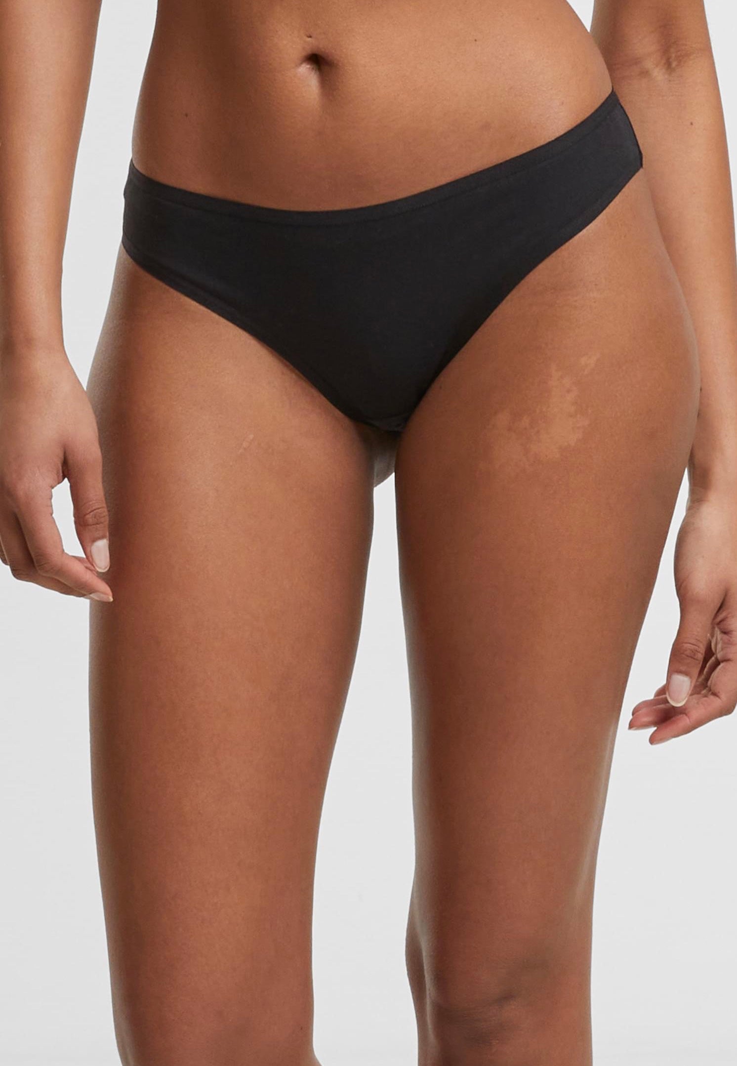 Urban Classics - Ladies Basic Cotton Slip Pack Of 5 Black - Panties | Women-Image