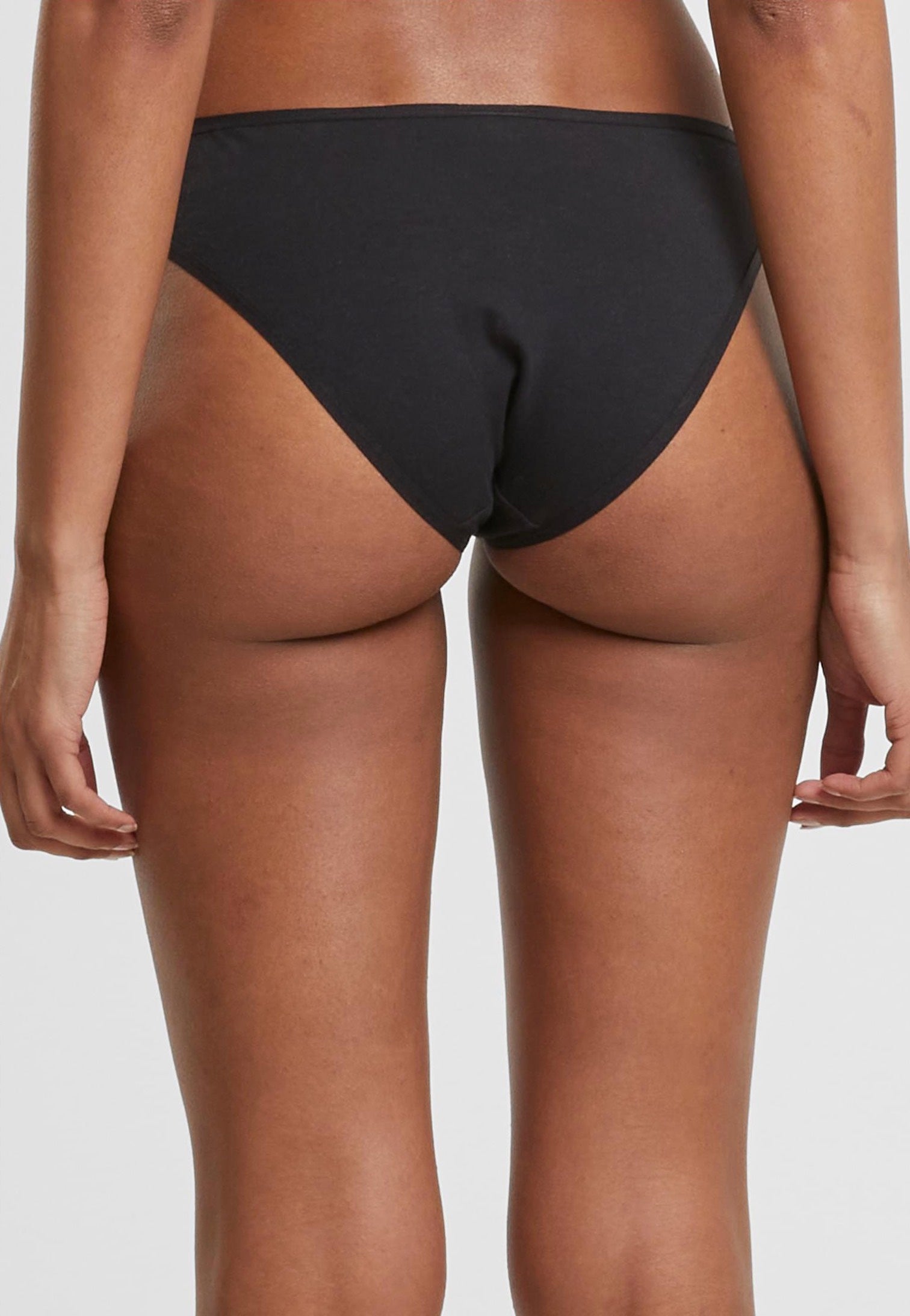 Urban Classics - Ladies Basic Cotton Slip Pack Of 5 Black - Panties | Women-Image