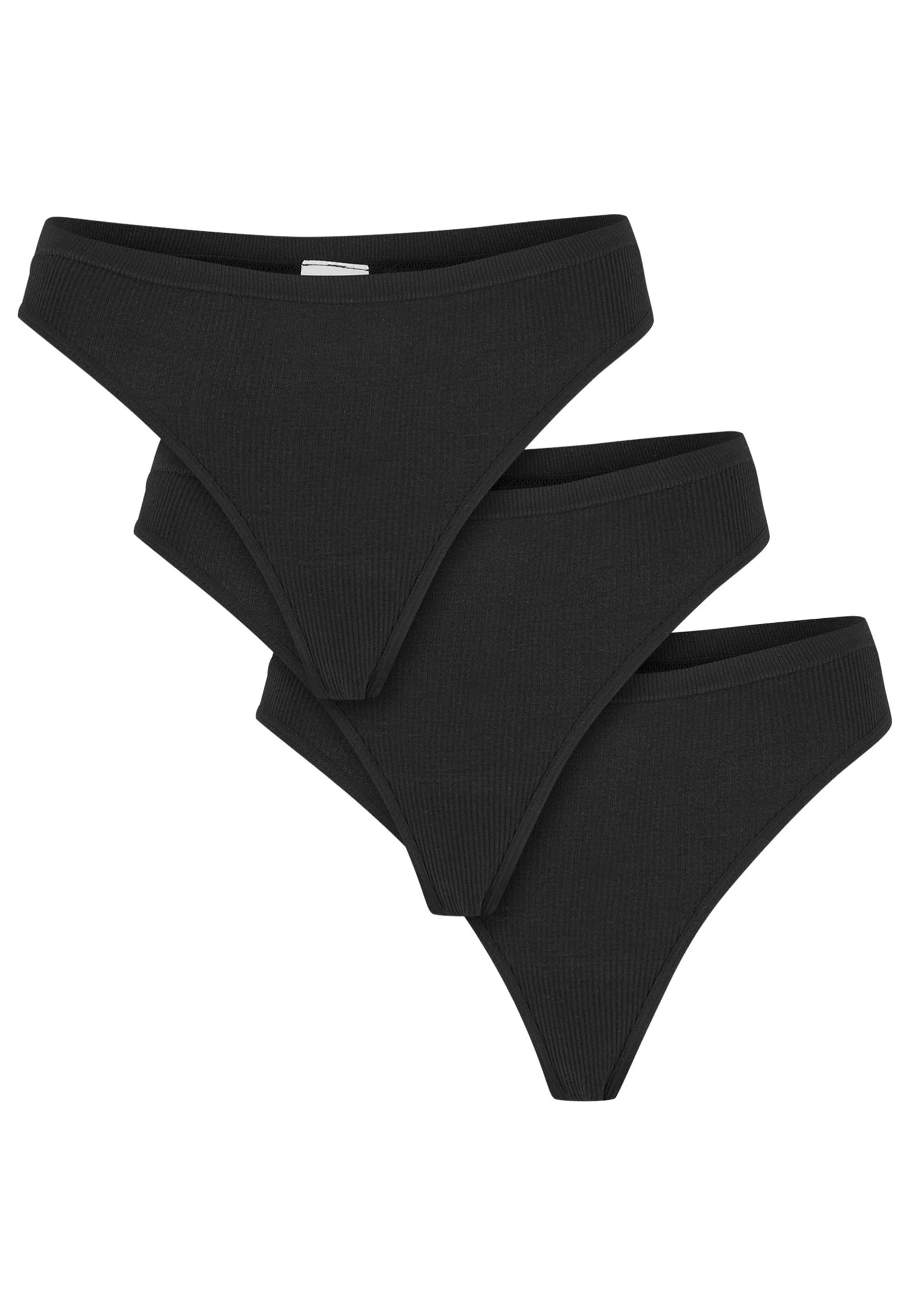 Urban Classics - Ladies Rip Pack Of 3 Black - Tanga | Women-Image